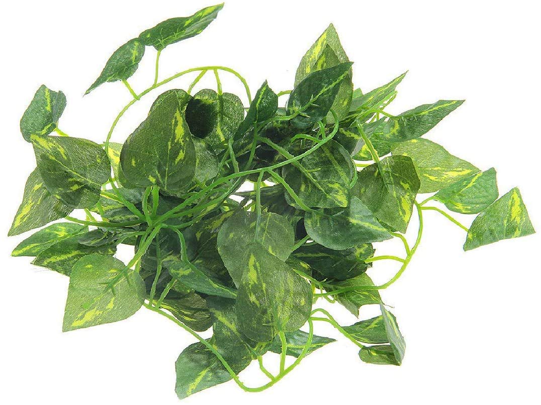 Pinvnby 5 Pcs Bearded Dragon Hammock, Flexible Jungle Climber Reptile Vines Terrarium Decor Bearded Dragon Tank Accessories For Climbing, Chameleon, Lizards, Gecko, Snakes, Crested Gecko