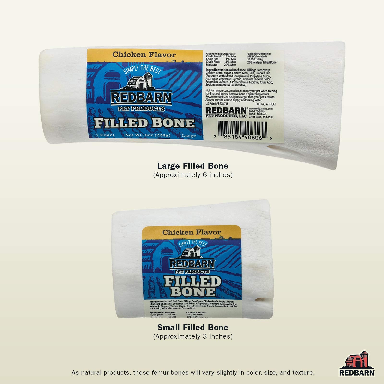 RedBarn Chicken Filled Bone (5-6 bone)