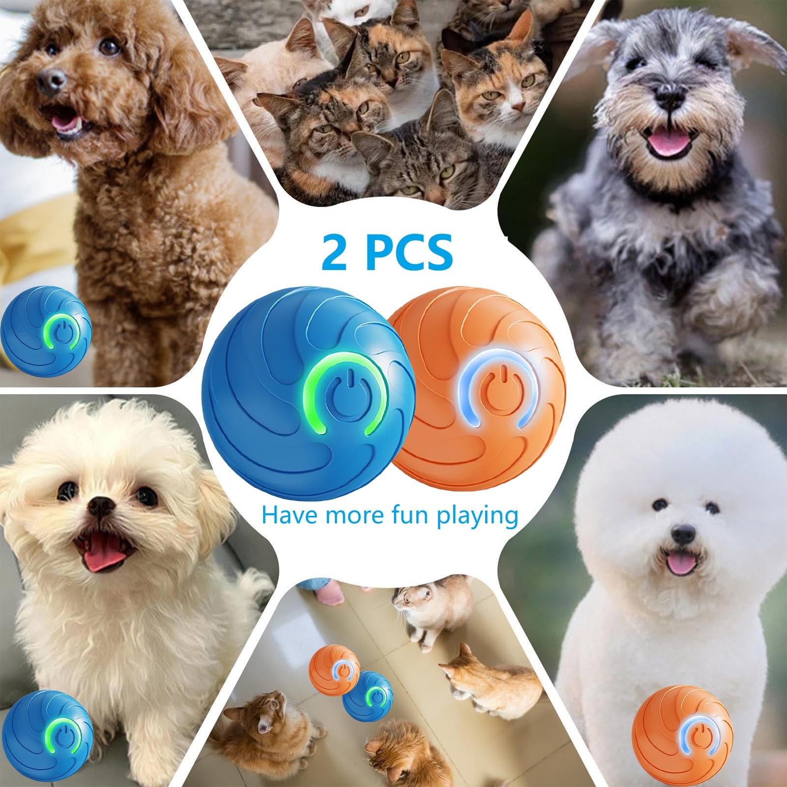Smart Jumping Ball for Dogs interactive dog toys Smart Jumping Ball Dog Toy Interactive Vibrating Bouncing Balls duraspin dog ba