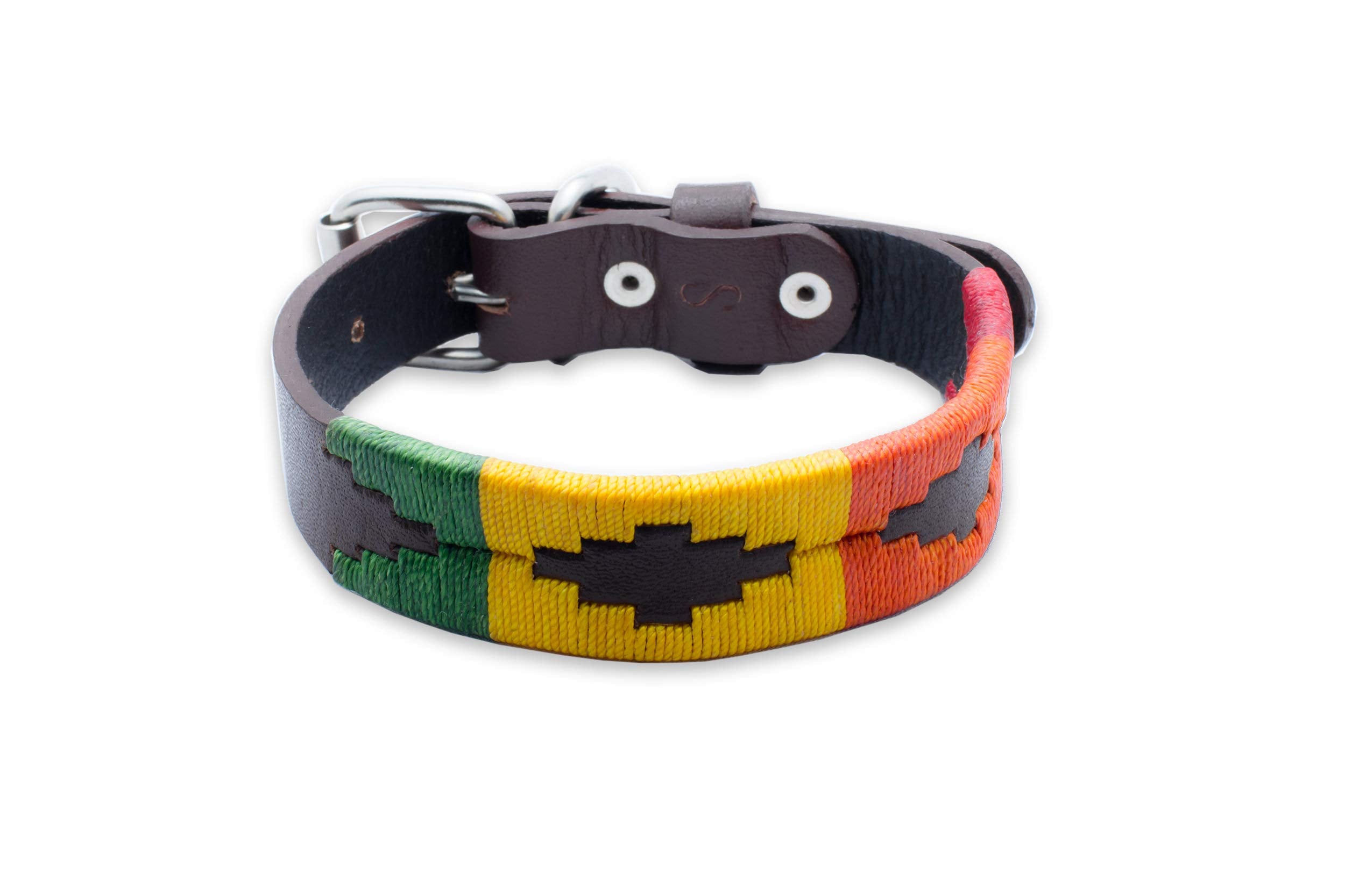 Gaucho Goods Soft Leather Dog Collar (Xl, Woodstock)