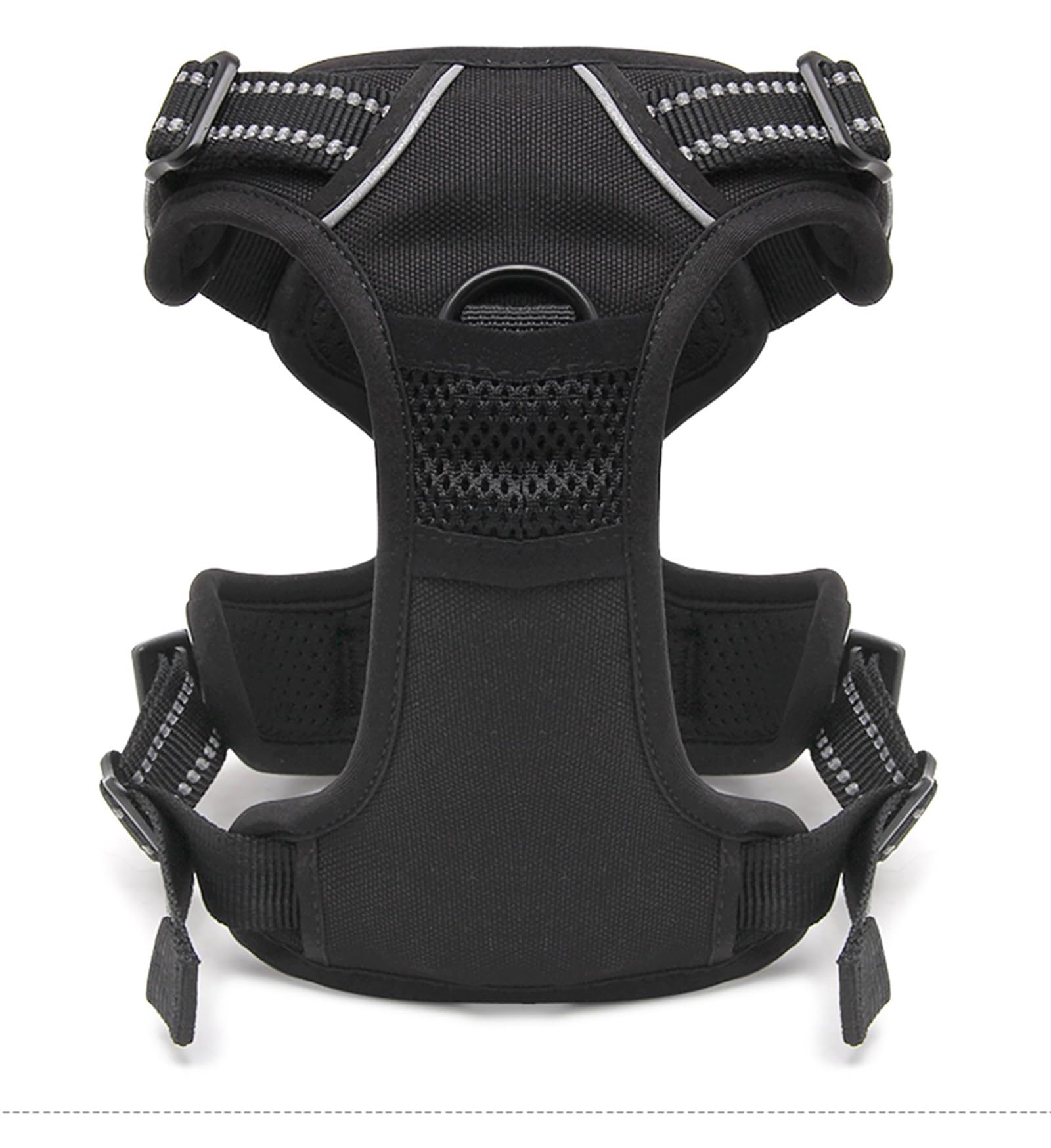 True Love Truelove Adjustable No-Pull Dog Harness Reflective Pup Vest Harnesses Comfortable Control Brilliant Colors Tlh5651(Bla