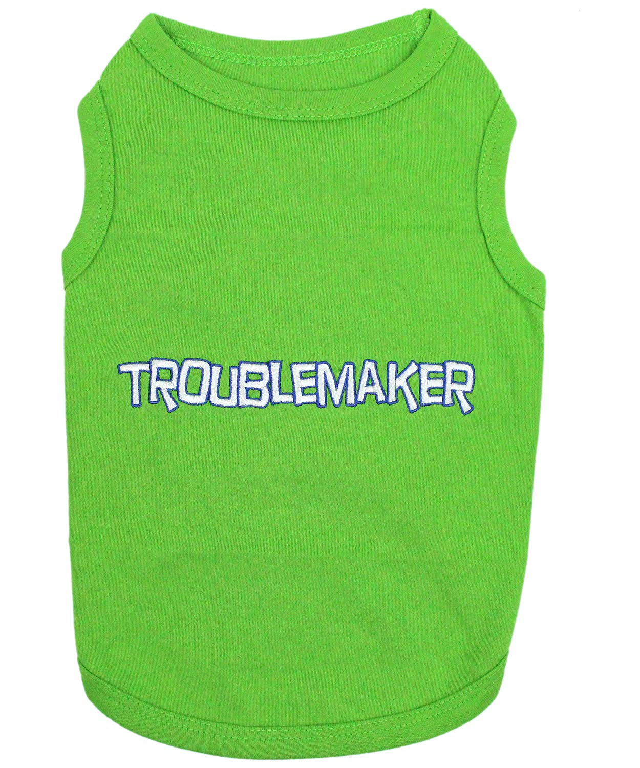 Parisian Pet Troublemaker Dog T-Shirt (Troublemaker, M)