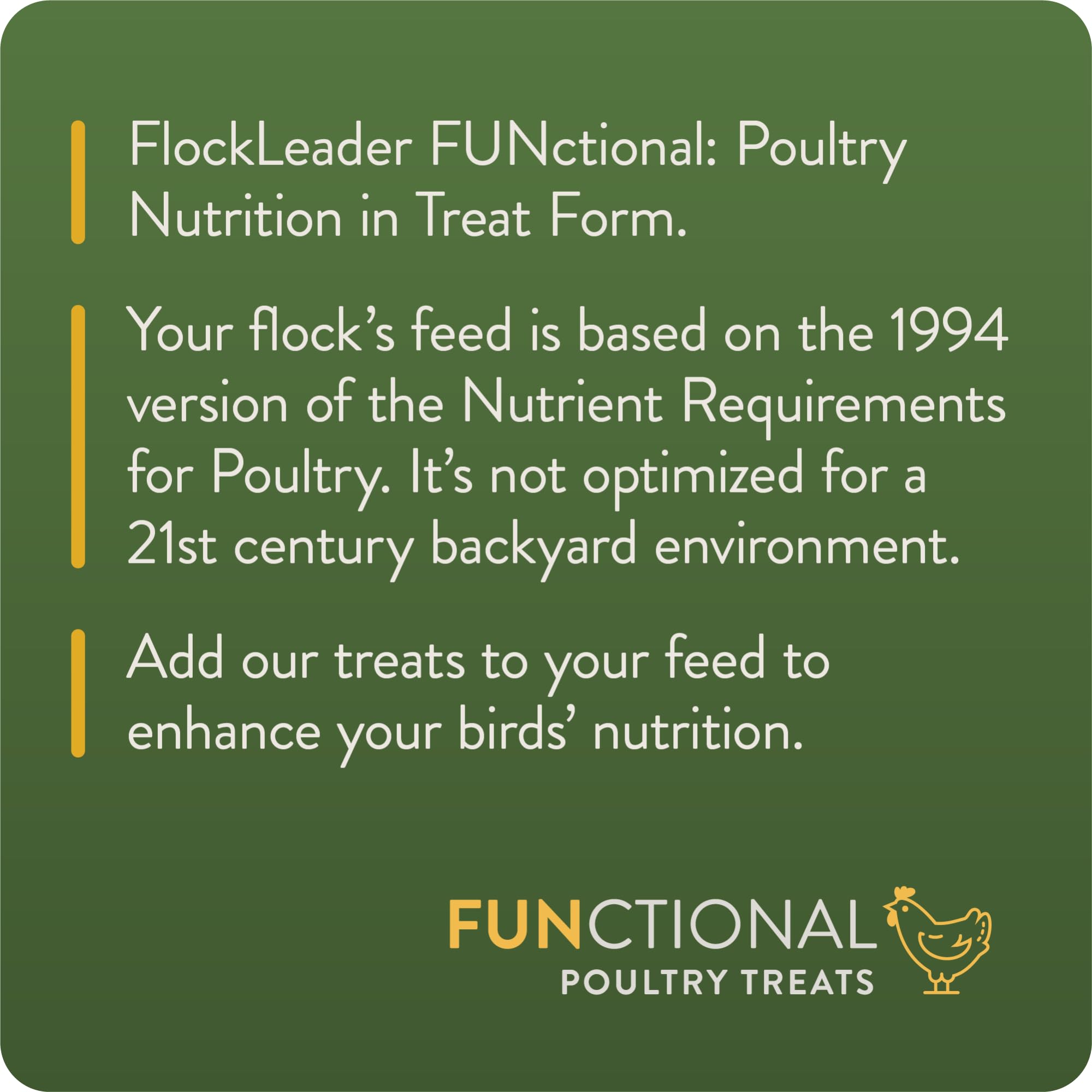 FlockLeader Defend, Functional Poultry Treats for Immune Support, 1.5 lb