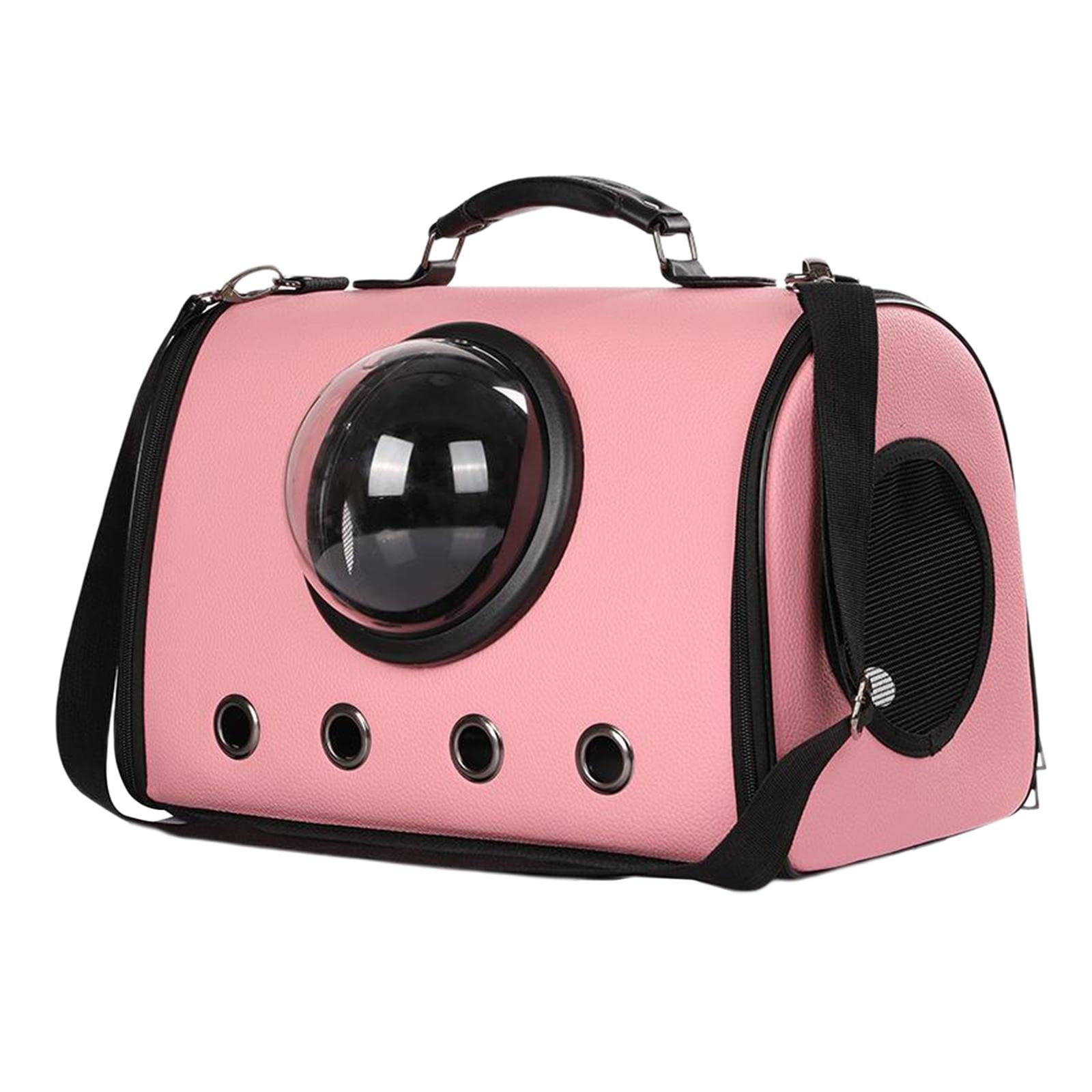 MYADDICTION Pet Travel Backpack Bag Cat Puppy Dog Carrier Breathable Durable Pink