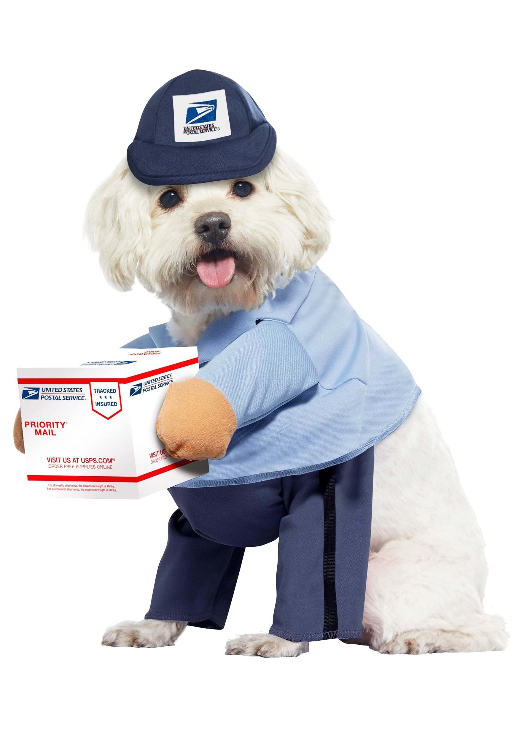 US Mail carrier Pup Dog costume  Large