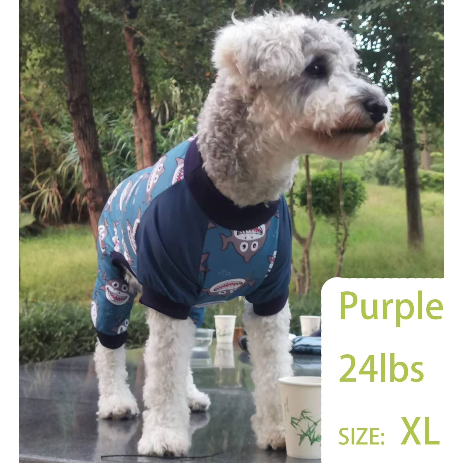 Xpudac Dog Pajamas Clothes For Small Dogs Boy Girl, Dog Pjs Puppy Onesies Outfits Pet Clothes For Dog Cat Christmas Pajamas, 4 Styles(Animal, X-Large)