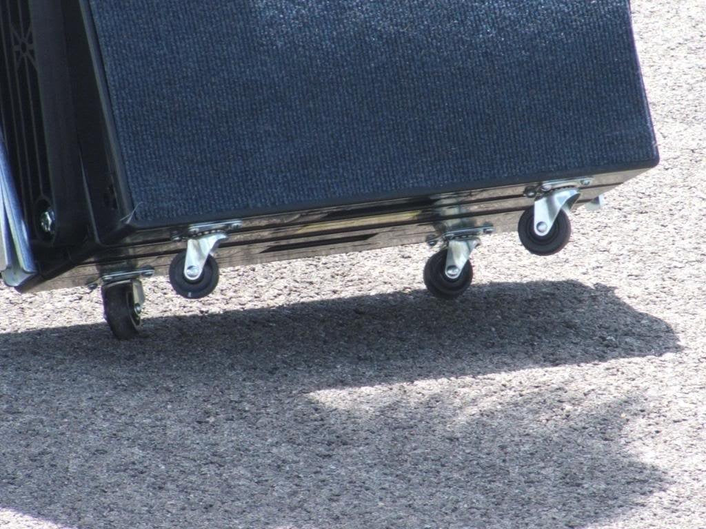 Pet Loader Ultra Light 14.5' Platform, 4-Step With Wheels