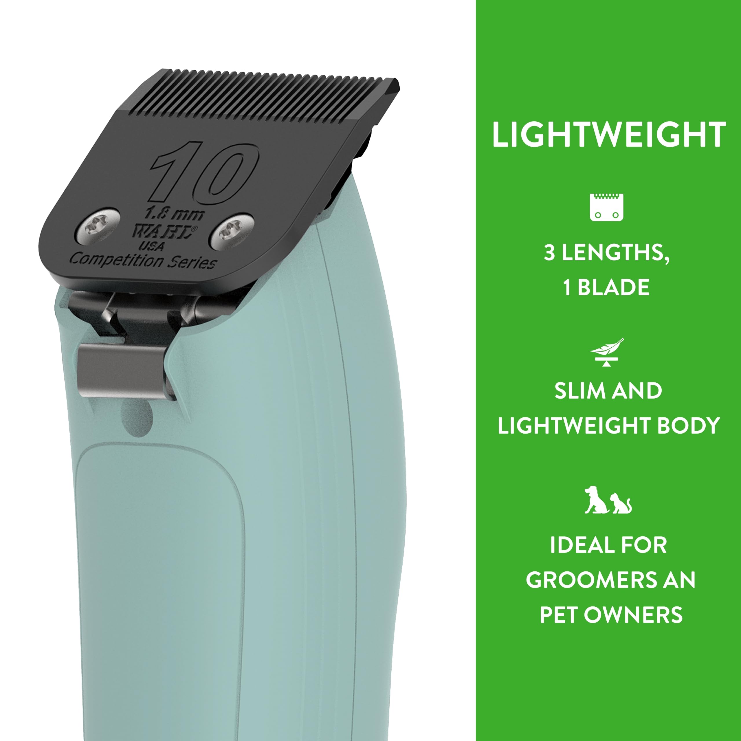 Wahl Pro Animal Km Inspire Grooming Clippers - Powerful Brushless Motor - Professional Grooming Kit - For Dog, Cat & Horse - Cor