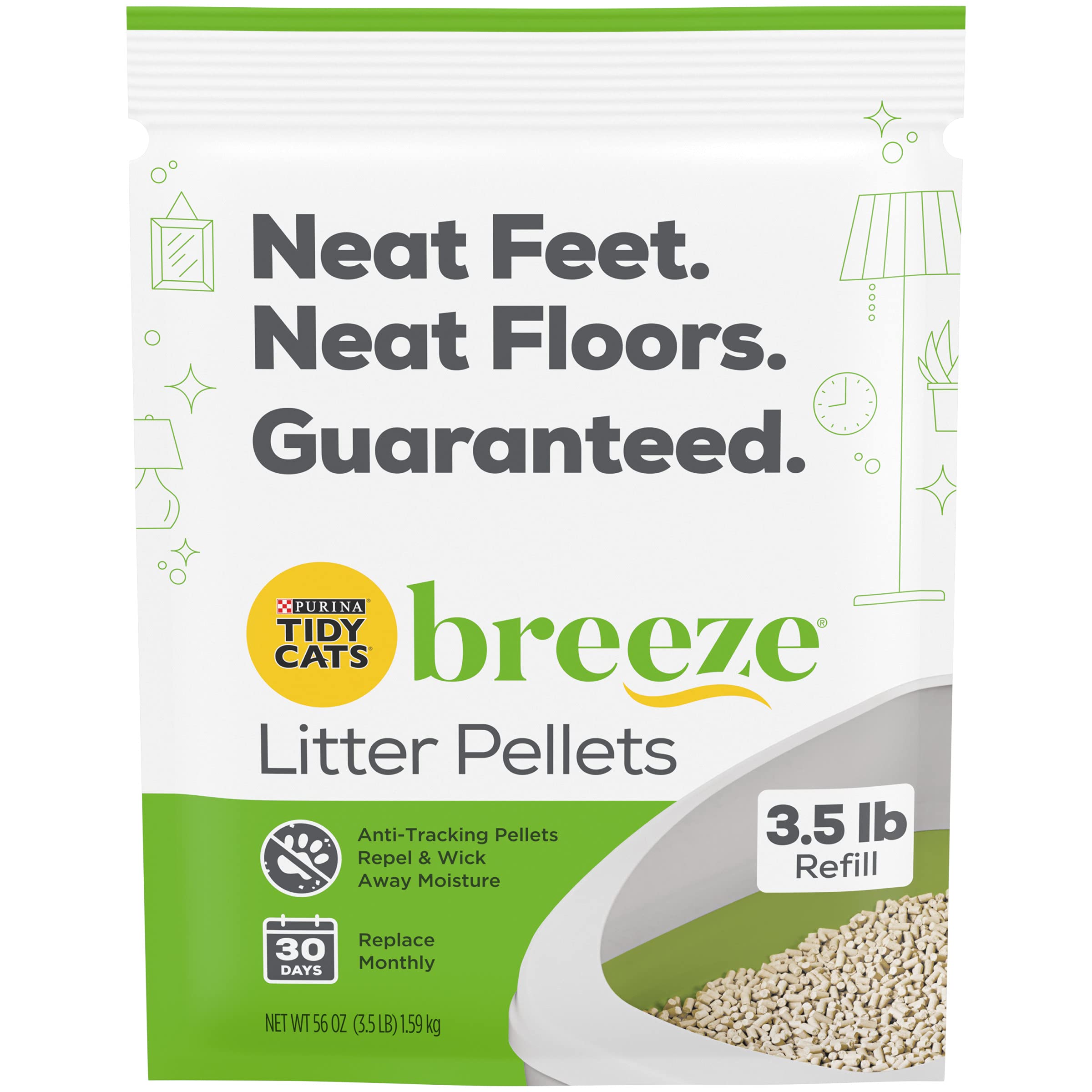 Purina Tidy Cats Litter Pellets, BREEZE Refill Litter Pellets