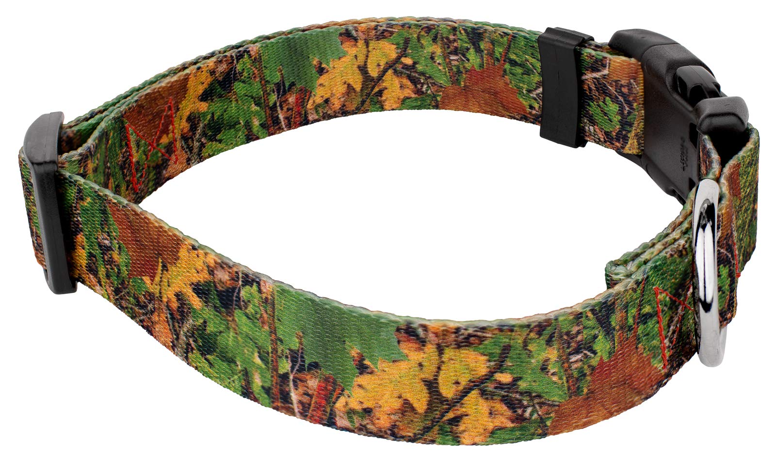 Country Brook Petz - Deluxe Southern Forest Camo Dog Collar - Made In The U.S.A. - Camouflage Collection With 16 Rugged Designs (5/8 Inch, Small)