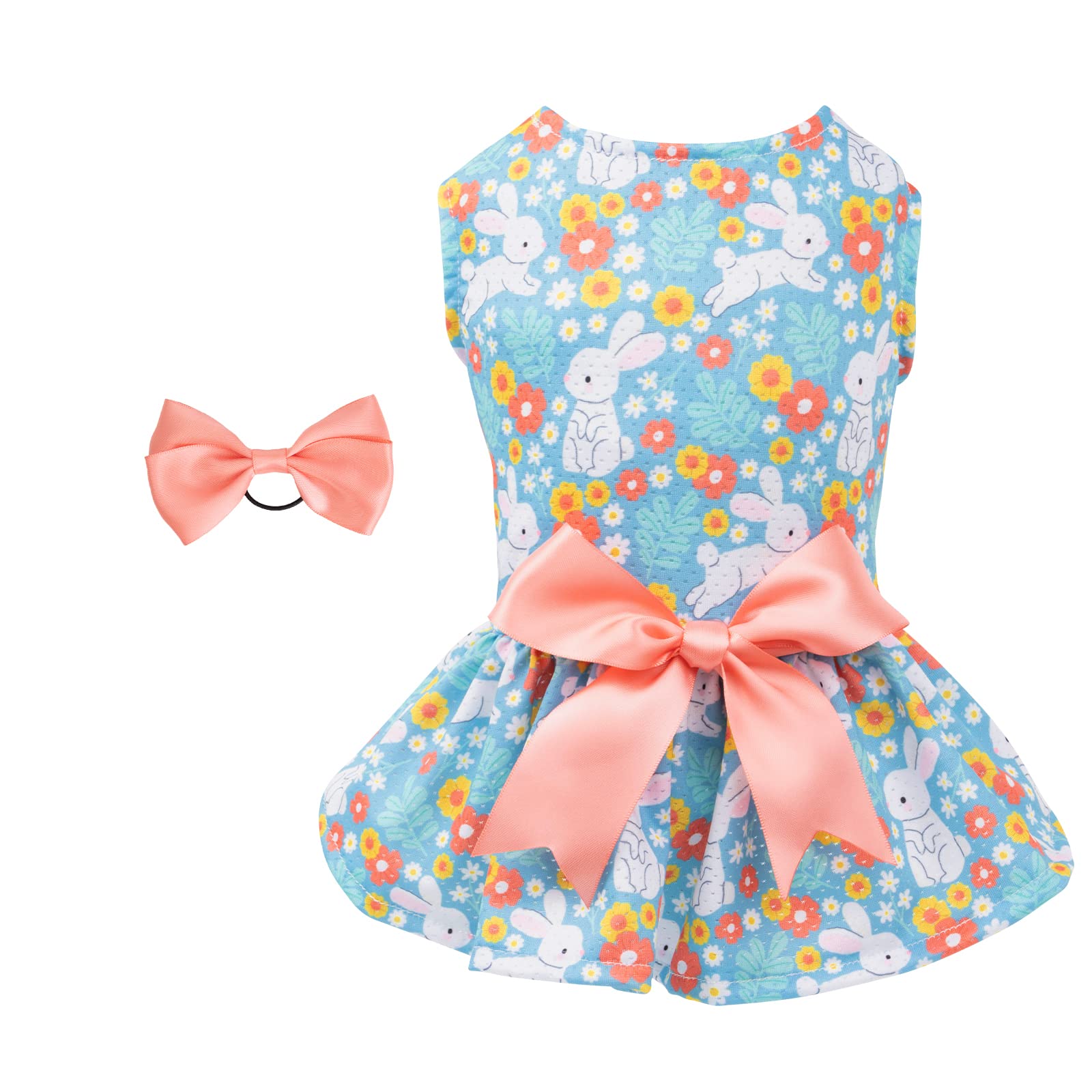Cutebone Dog Easter Dress Puppy Sundress Pet Outfit Summer Fashion For Small Dogs Girl Cat Clothes Bf08S