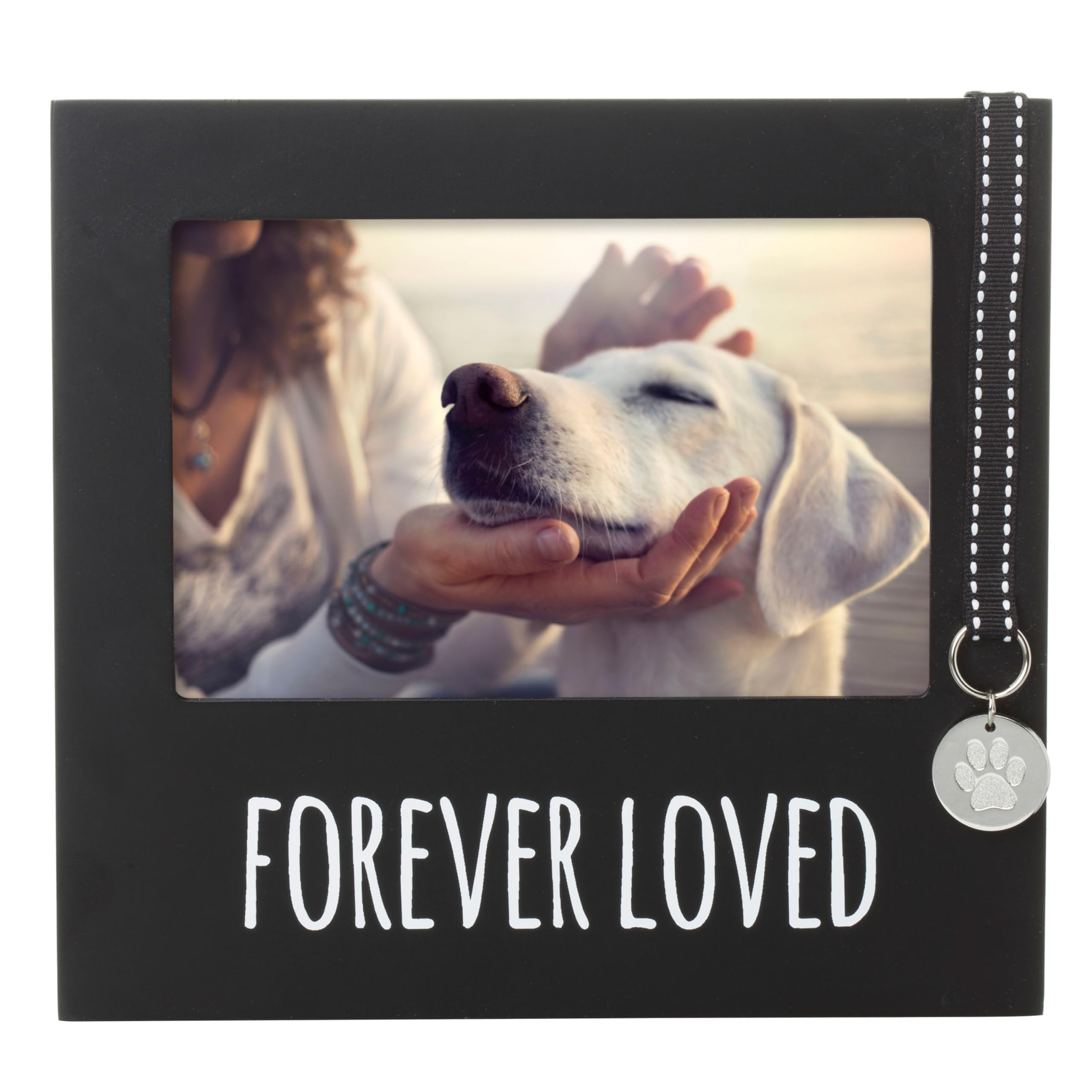 Pearhead Forever Loved Pet Keepsake Picture Frame, Photo Frame For Pet Owners And Dog Lovers, Ideal Memorial Gift For Loss Of Do
