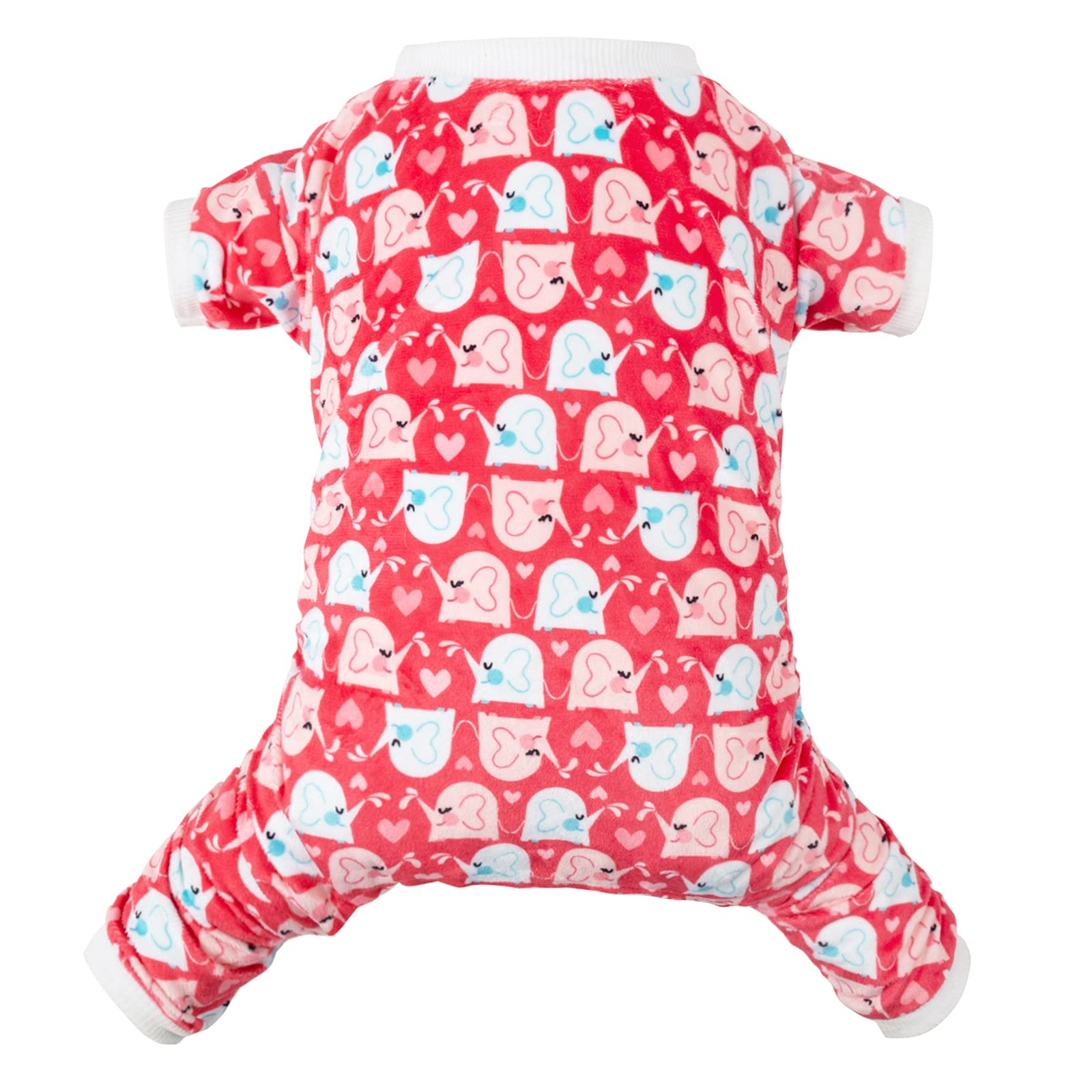 Cutebone Dog Pajamas Cute Cat Clothes Pet Pjs Soft Onesie For Small Dogs P145S