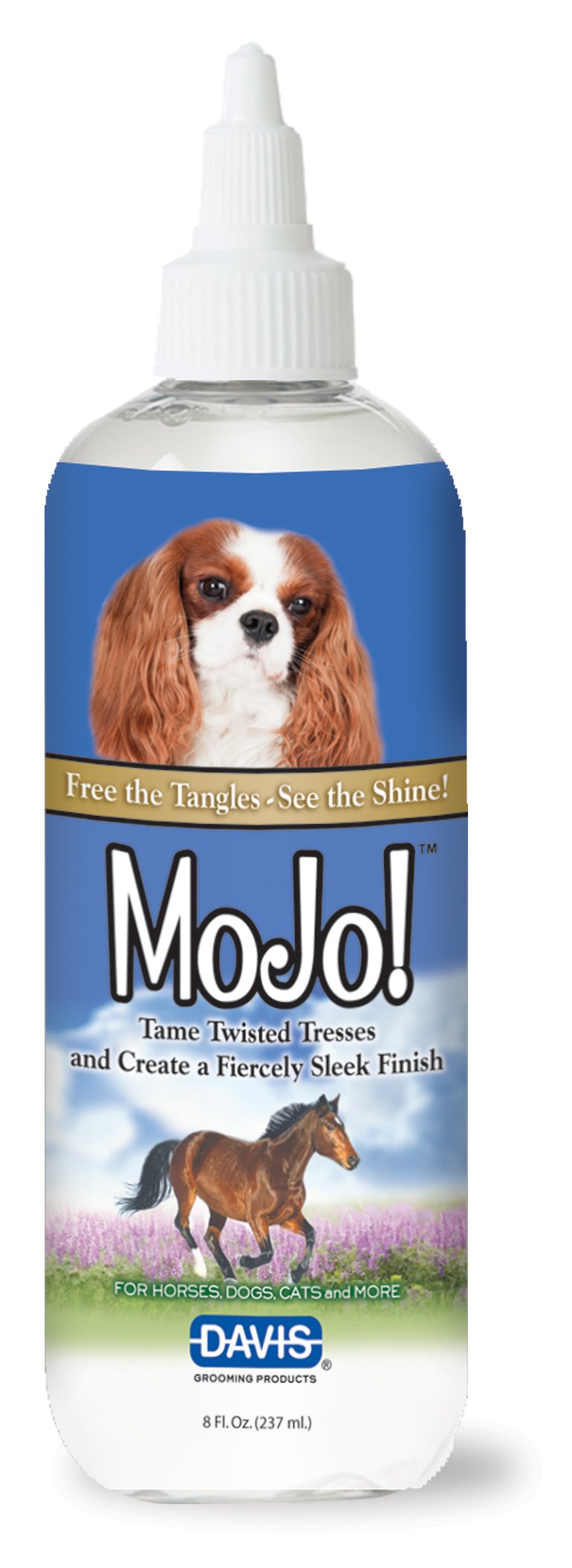 Davis Mojo, 8 Oz - Detangles, Sleek Finishing Serum For Dogs And Cats