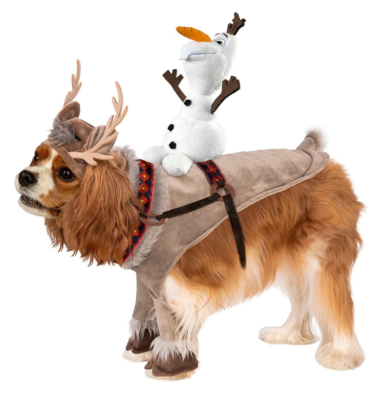 Rubies Disney Frozen 2 Pet Costume Sven With Olaf Rider, X-Large For Themed Parties And Halloween