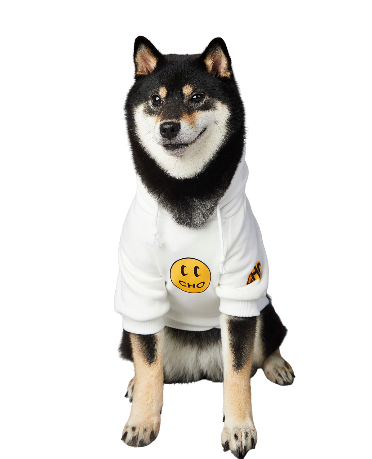 Chochocho Smiley Dog Hoodie Stylish Dog Clothes Smiley Face Sweater Cotton Sweatshirt Fashion Outfit For Dogs Cats Puppy Small M