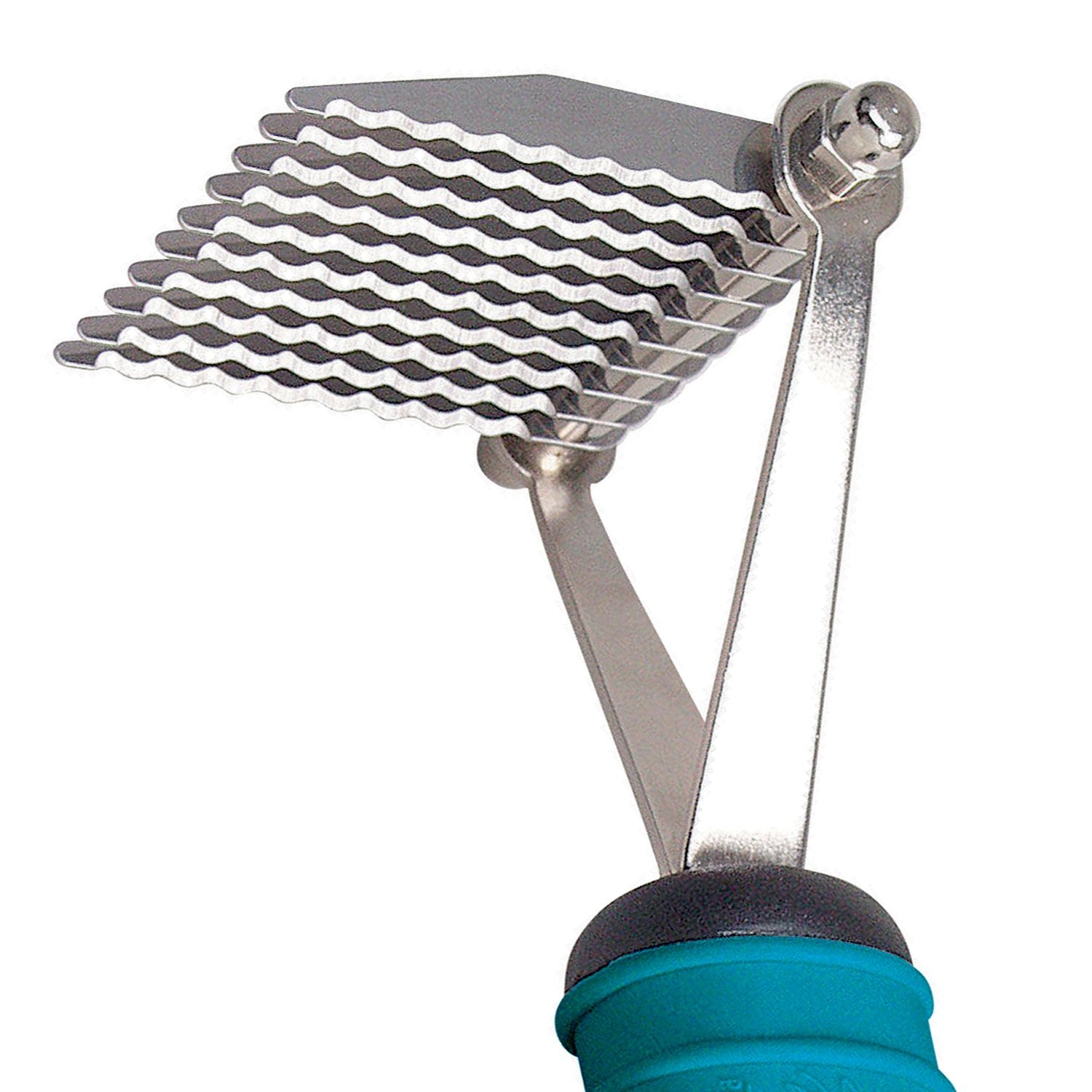 Master Grooming Tools Ergonomic Dematting Tools — Molded Tools For Grooming Dogs - 10-Blade Rake, 6¾'