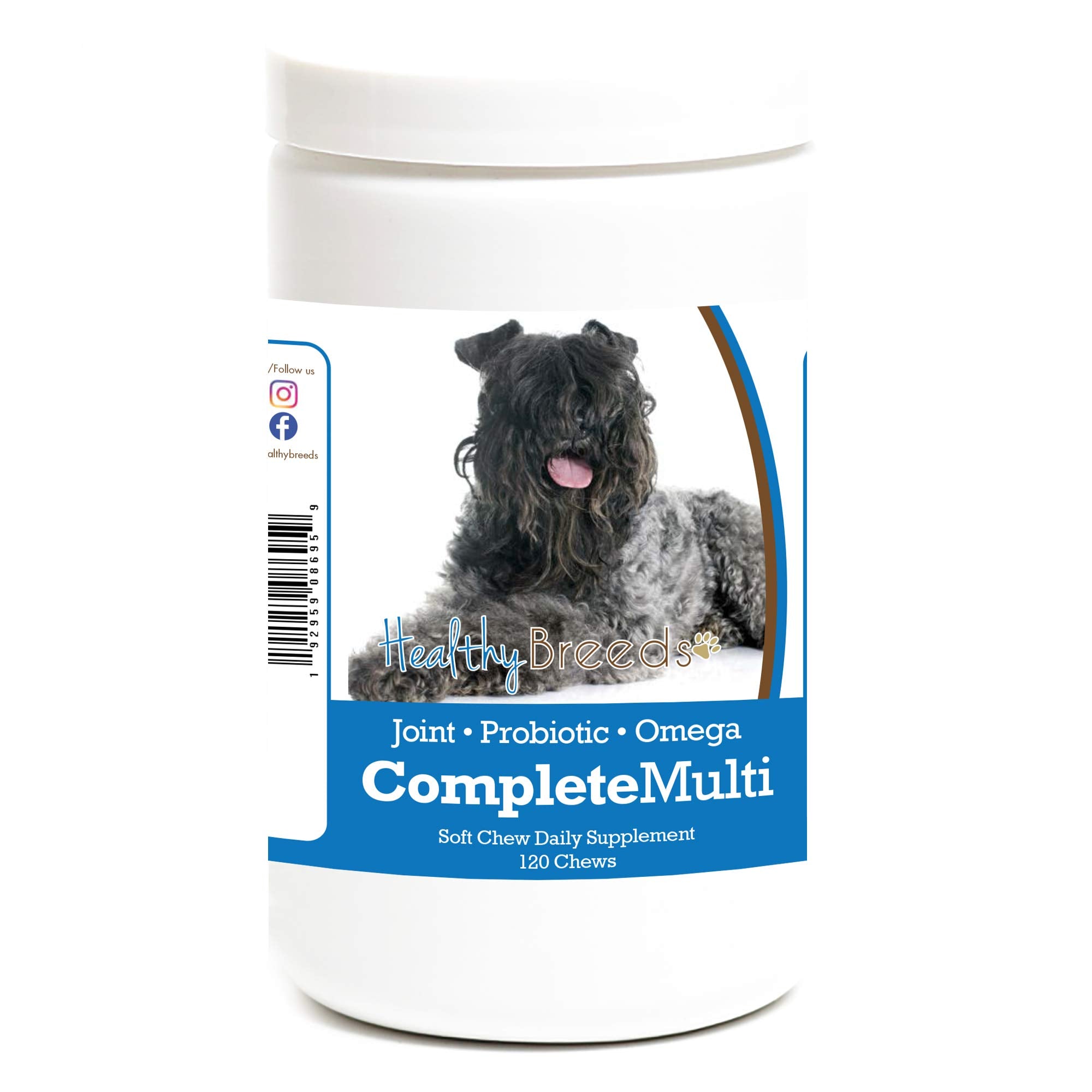 Healthy Breeds Kerry Blue Terrier All in One Multivitamin Soft Chew 120 Count