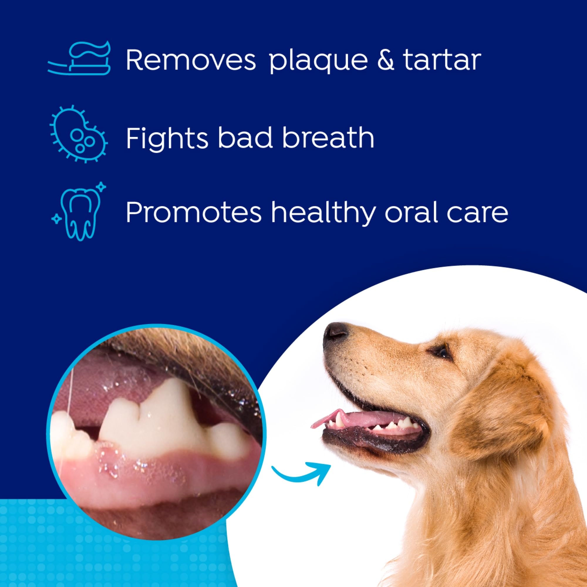 Naturel Promise Fresh Dental Hip & Joint Water Additive Dog Breath Freshener for Dogs, 17.9oz Bottle - 3 Pack