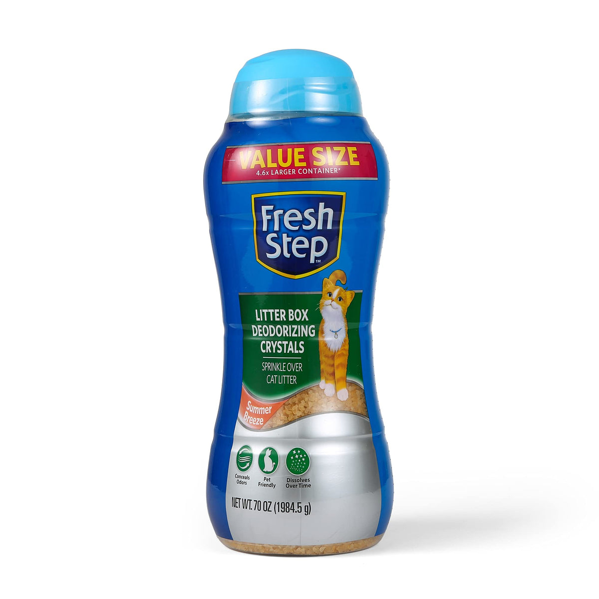 Fresh Step Cat Litter Crystals - Cat Litter Box Deodorizer Product For All Cats - Combats Cat Odors And Neutralizes Smells - Sum