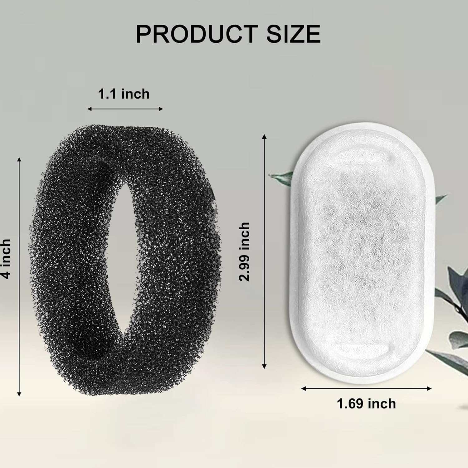 Cat Water Fountain Filters For 108/3.2L& 67Oz/2L Stainless Steel Pet Water Dispenser Fountain Filters,8/12/16 Cat Fountain Filte