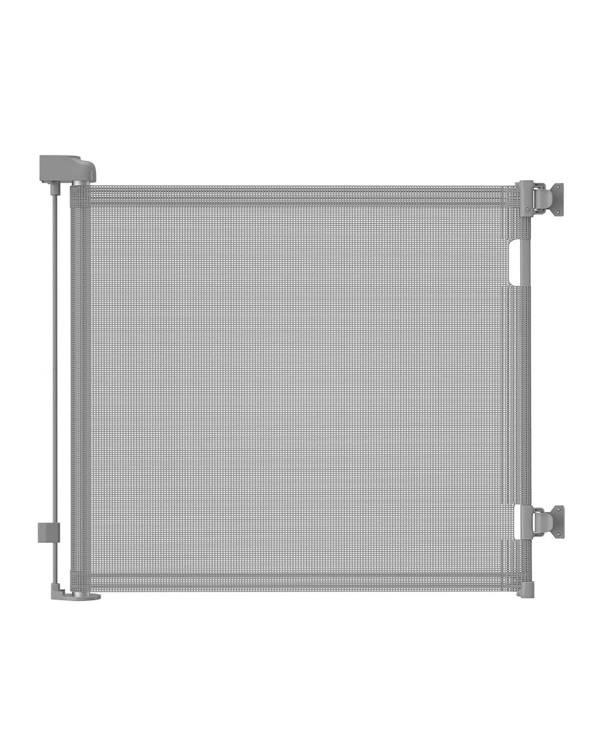 Veraste Retractable Baby Gate,Mesh Baby Gate Or Mesh Dog Gate,33' Tall,Extends Up To 55' Wide,Child Safety Gate For Doorways, Stairs, Hallways, Indoor/Outdoor(Grey,33'X55'