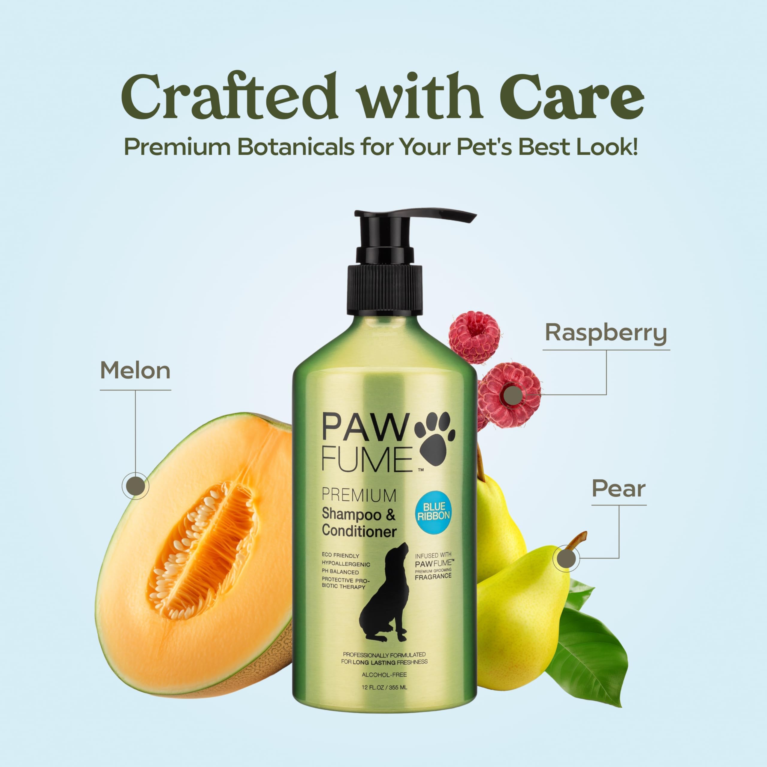 PAWFUME Skin & Coat Detangler Spray for Dogs, 1-Pack - Soothe Dry, Itchy Coats Quickly - Non-Toxic Chamomile & Oat Formula, Esse