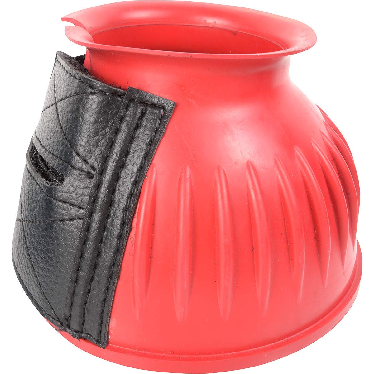 Cashel Rubber Bell Boots, Red, Medium