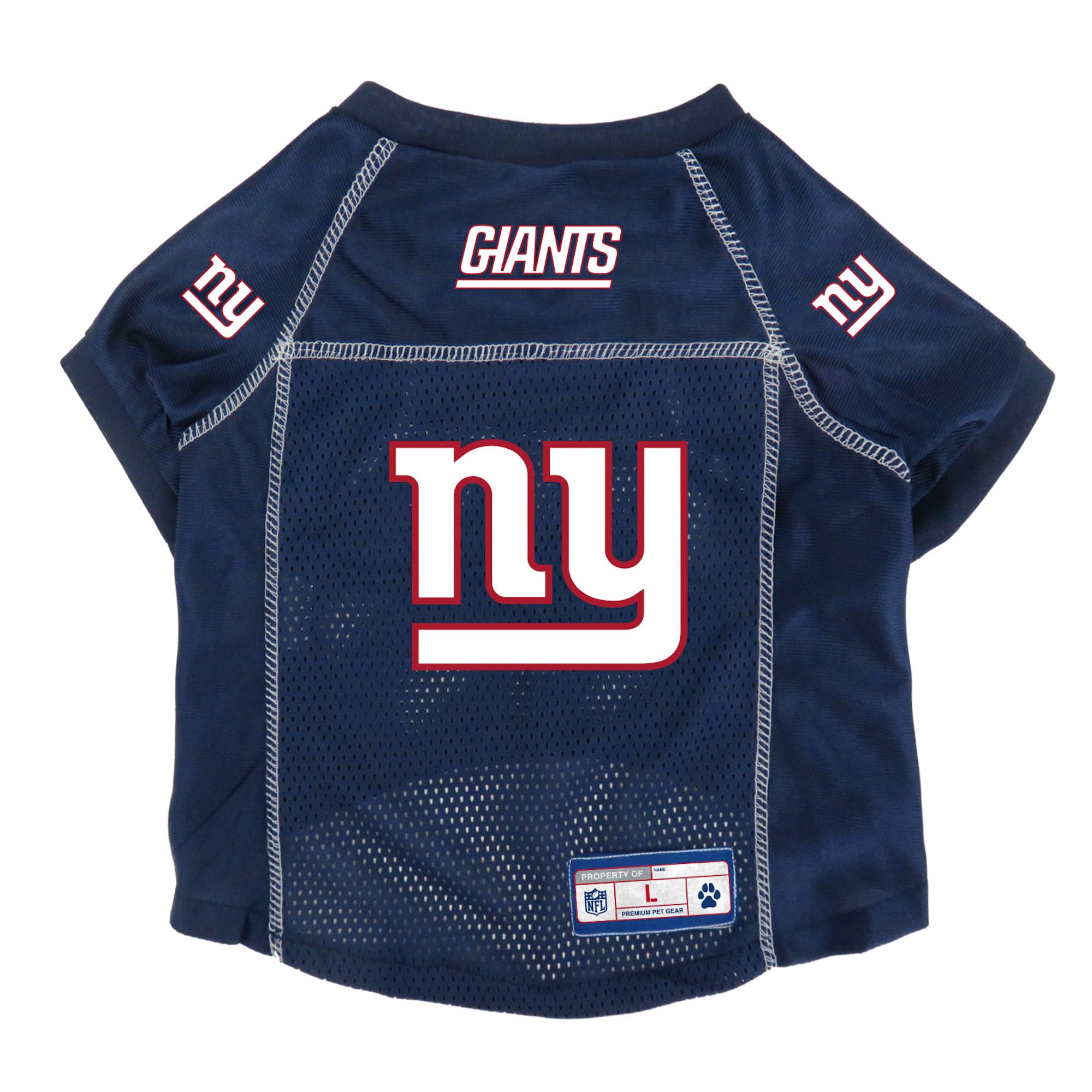 Littlearth Unisex-Adult Nfl New York Giants Basic Pet Jersey, Team Color, Medium