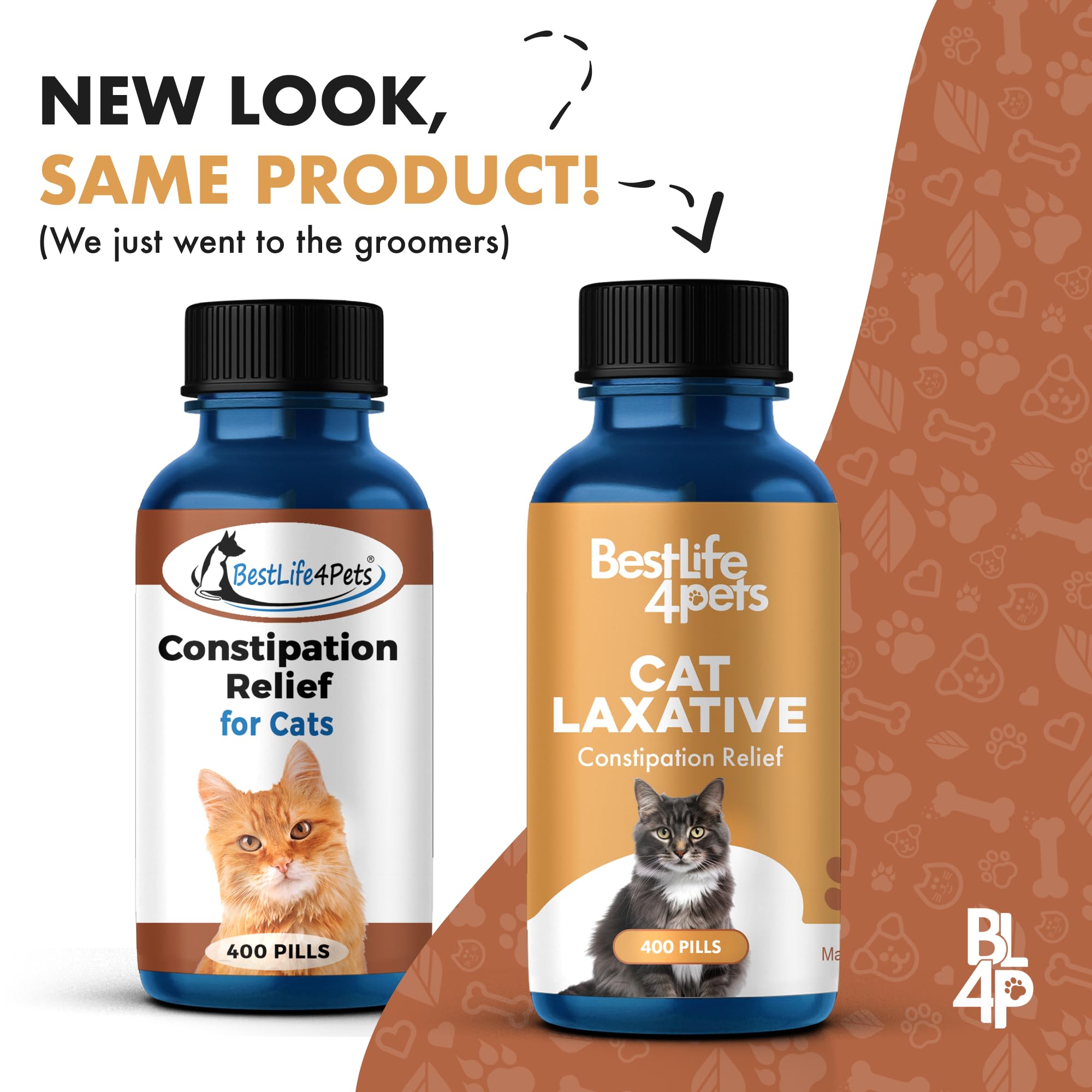 BestLife4Pets - Cats Constipation Relief and Stool Softeners - Natural Health Supplements to Help Digestion, Gas Relief and Cons