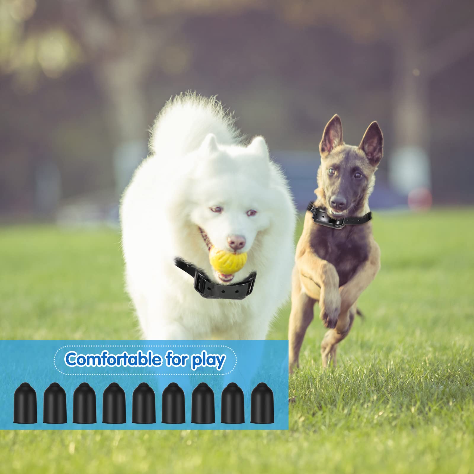 24 Pieces Shock Collar Dog Rubber Tips Training Collar Replacement Parts Dog Prong Collar And Silicone Covers For Training Rubber Dog Shock Collar Prongs Or Anti Bark Collars Tool (13 Mm)