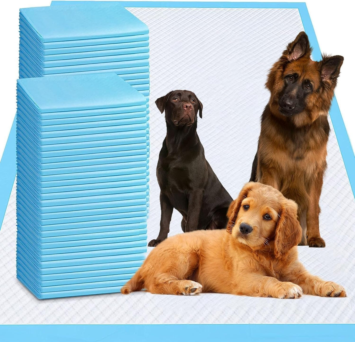 Xxxxl Puppy Pee Pads 35''X47'' 30 Count, Extra Large For Dogs, Leak-Proof & Super Absorbent, Thicken Disposable Potty Training P