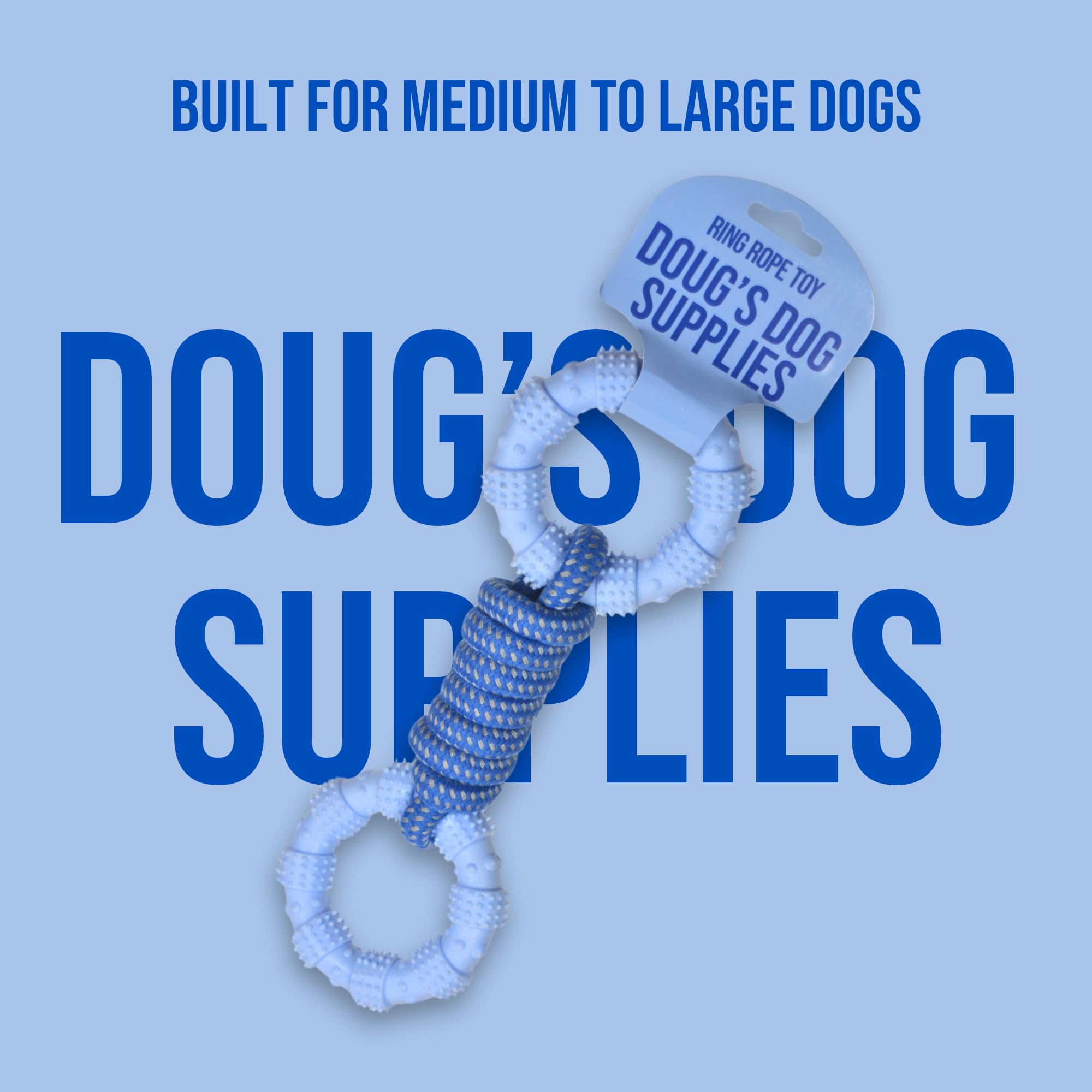 Doug'S Dog Supplies Ring Rope Toy, Tug Of War Dog Toy - Dog Rope Toy For Medium To Large Dogs | Large Dog Toys/Dog Toys For Larg