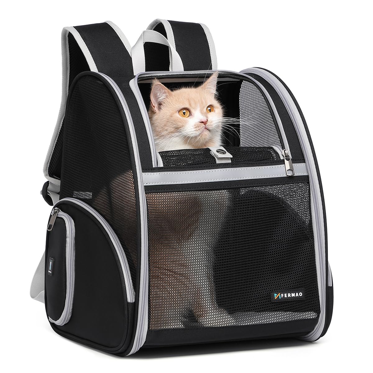 Cat Backpack Carrier Pet Backpack Carrier For Small Dogs And Medium Cat Puppy Kitten Bunny Up To 15Lbs, Cat Carrying Backpack Co