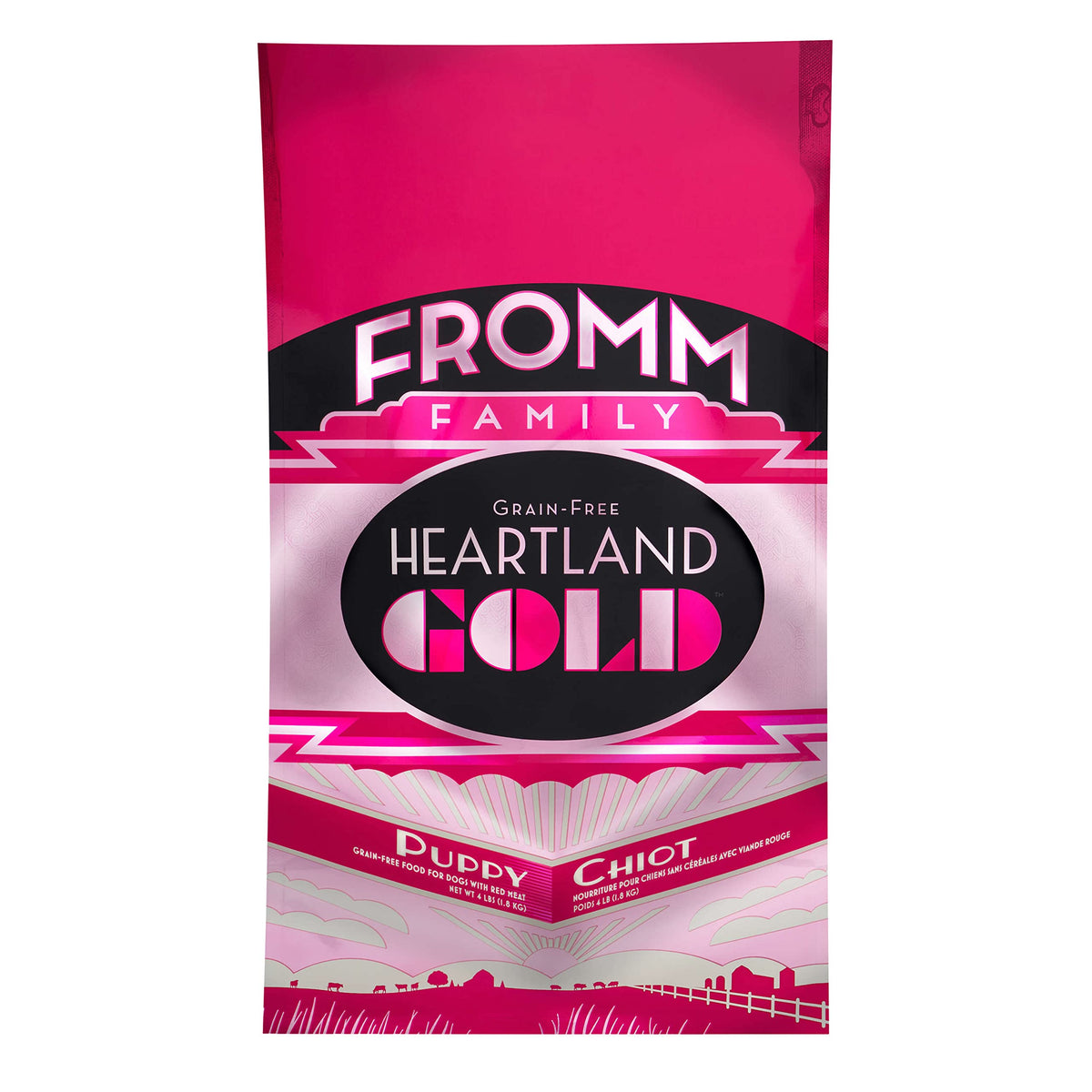 Fromm Heartland Gold Puppy Premium Dry Dog Food - Dry Puppy Food For Medium & Small Breeds - Beef Recipe - 4 Lb