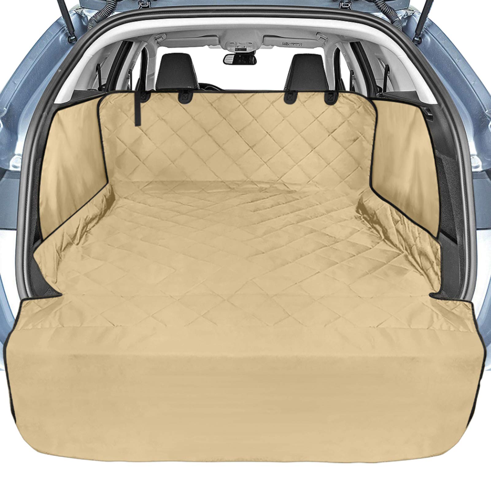 Veckle Cargo Liner, Suv Cargo Cover For Dogs With Side Flaps Hammock Water Resistant Nonslip Dog Seat Cover Cargo Area Protector