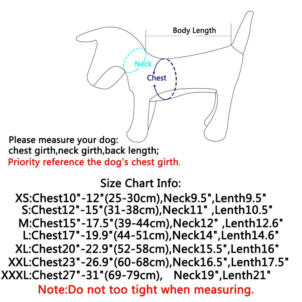 Vecomfy Fleece Lining Extra Warm Dog Hoodie In Winter,Small Dog Jacket Puppy Coats With Hooded,Light Blue S