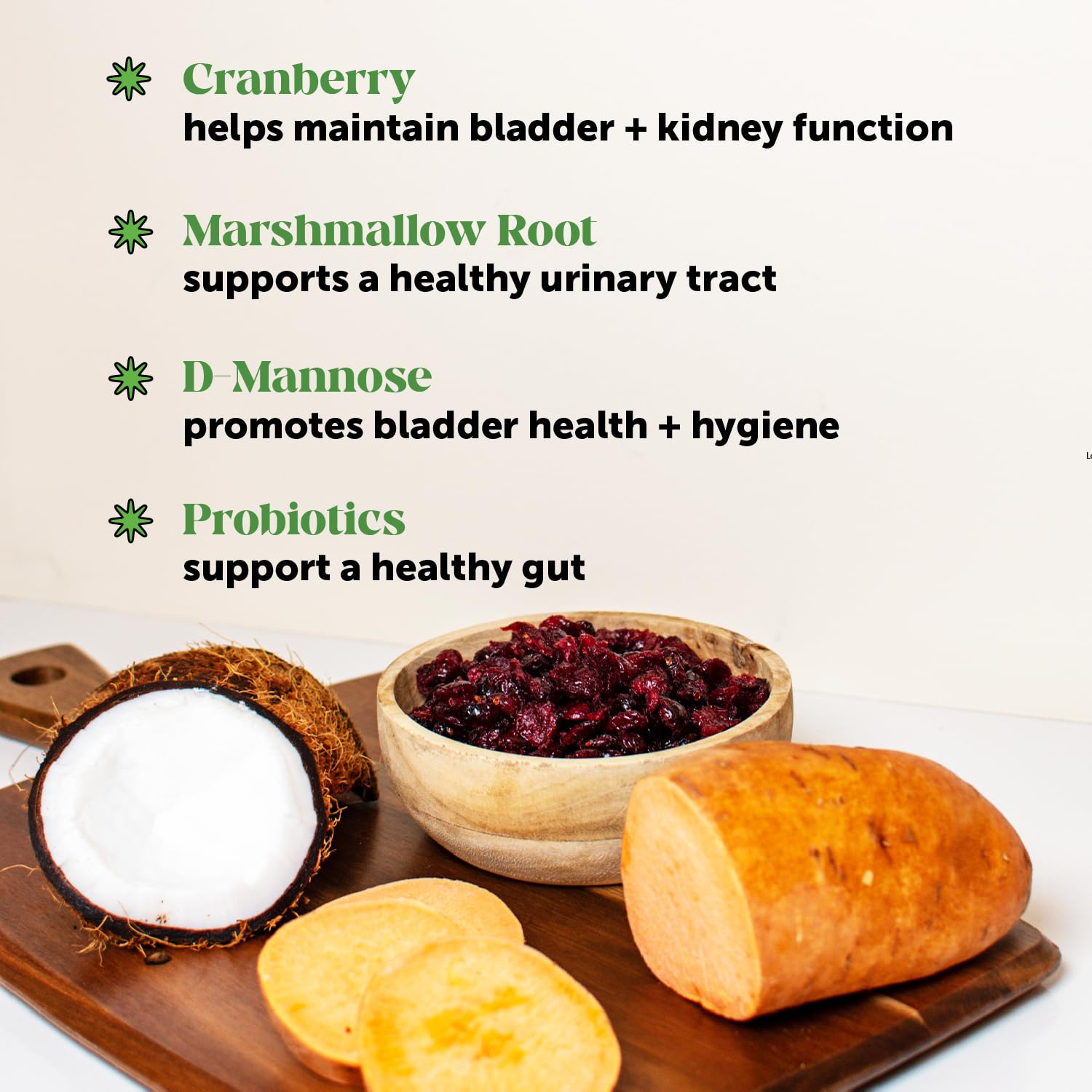 Pet Honesty Bladder Health Cranberry Supplement for Dogs - Kidney Support for Dogs - Cranberry & D-Mannose to Help Support Dog U