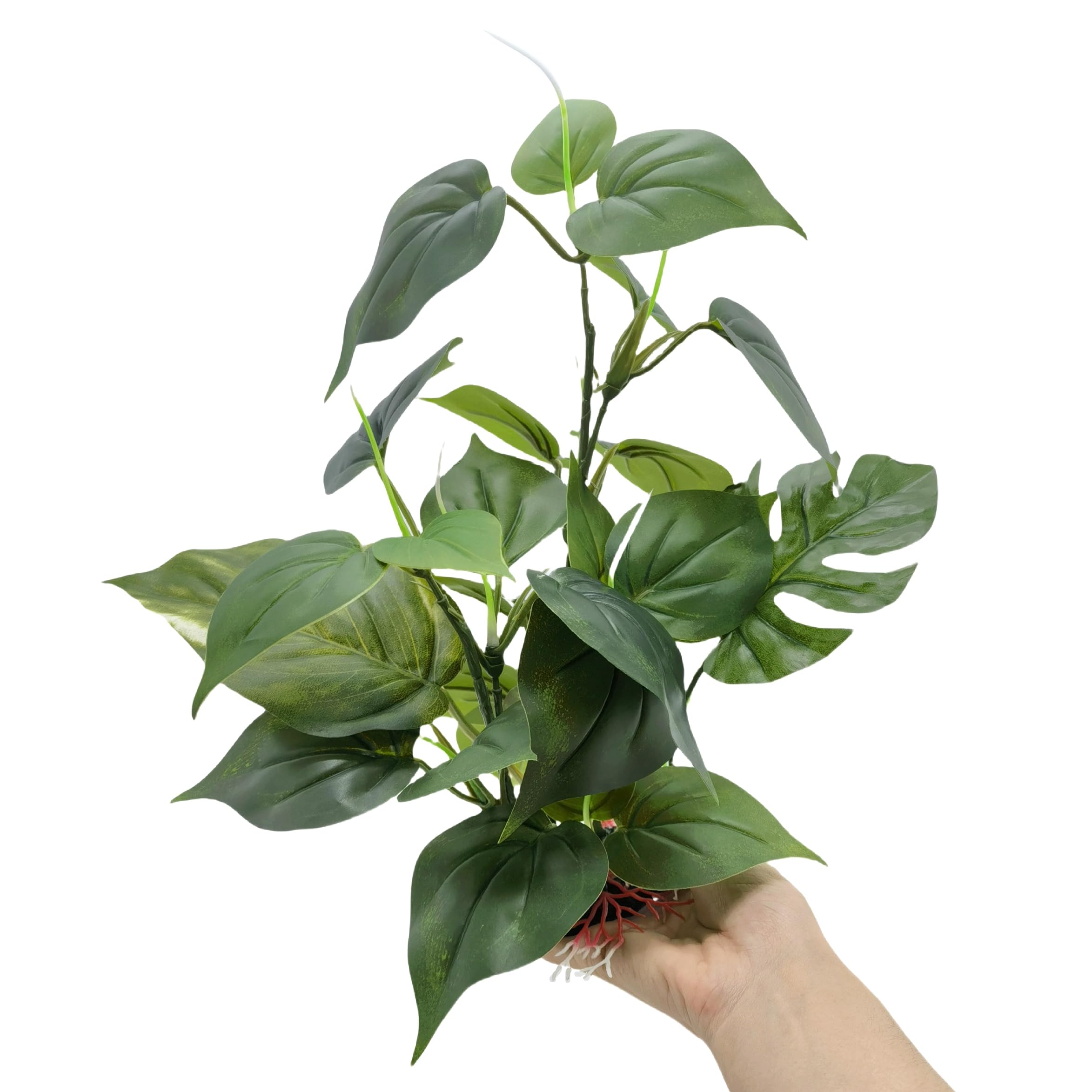 M2Cbridge Artificial Fish Tank Plants Silk Aquarium Plant Aquatic Water Grass Foreground Decor (1Pc Green)