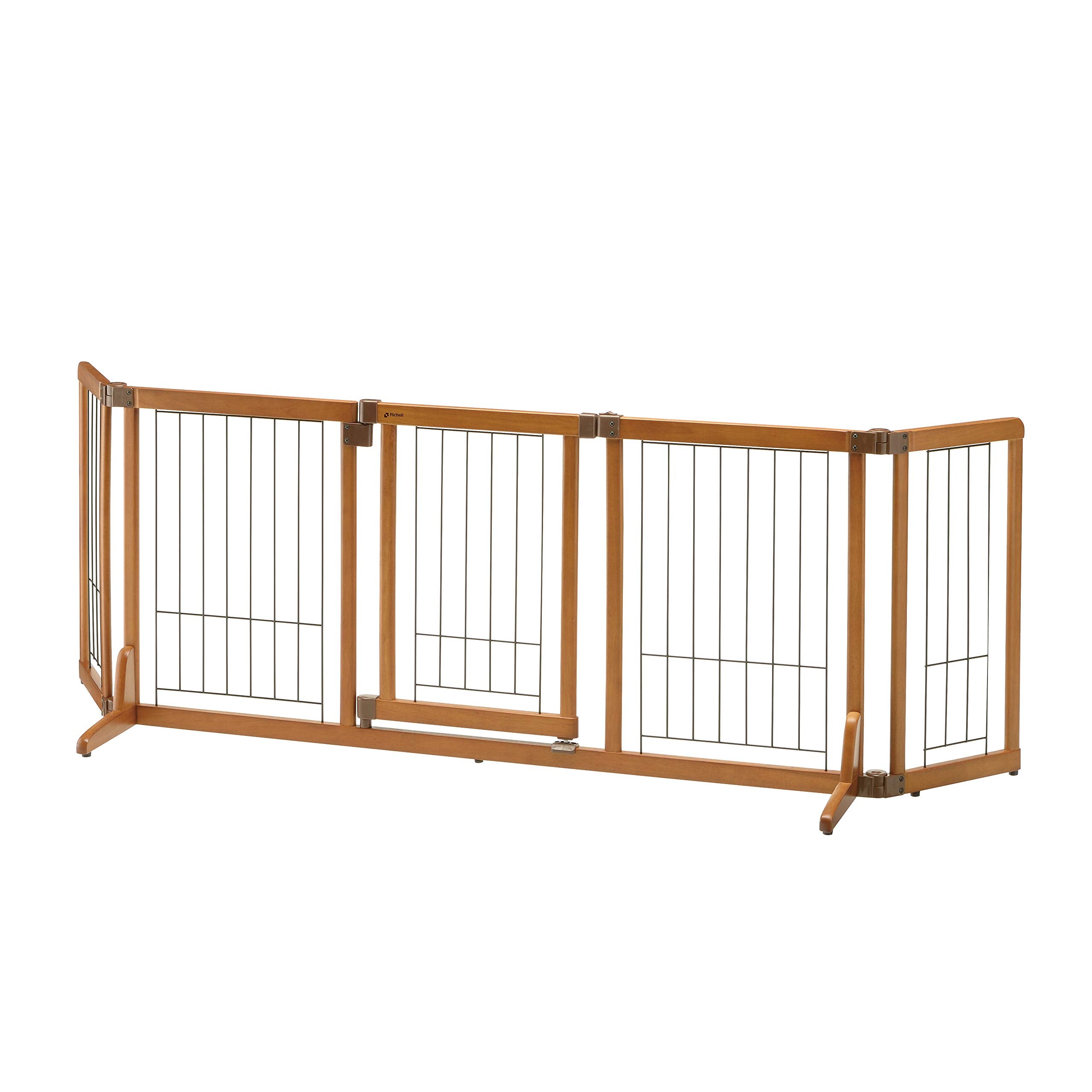 Richell Wide Premium Plus Gate Mini, for Small Dog, Fit Openings from 55    to 72    Wide
