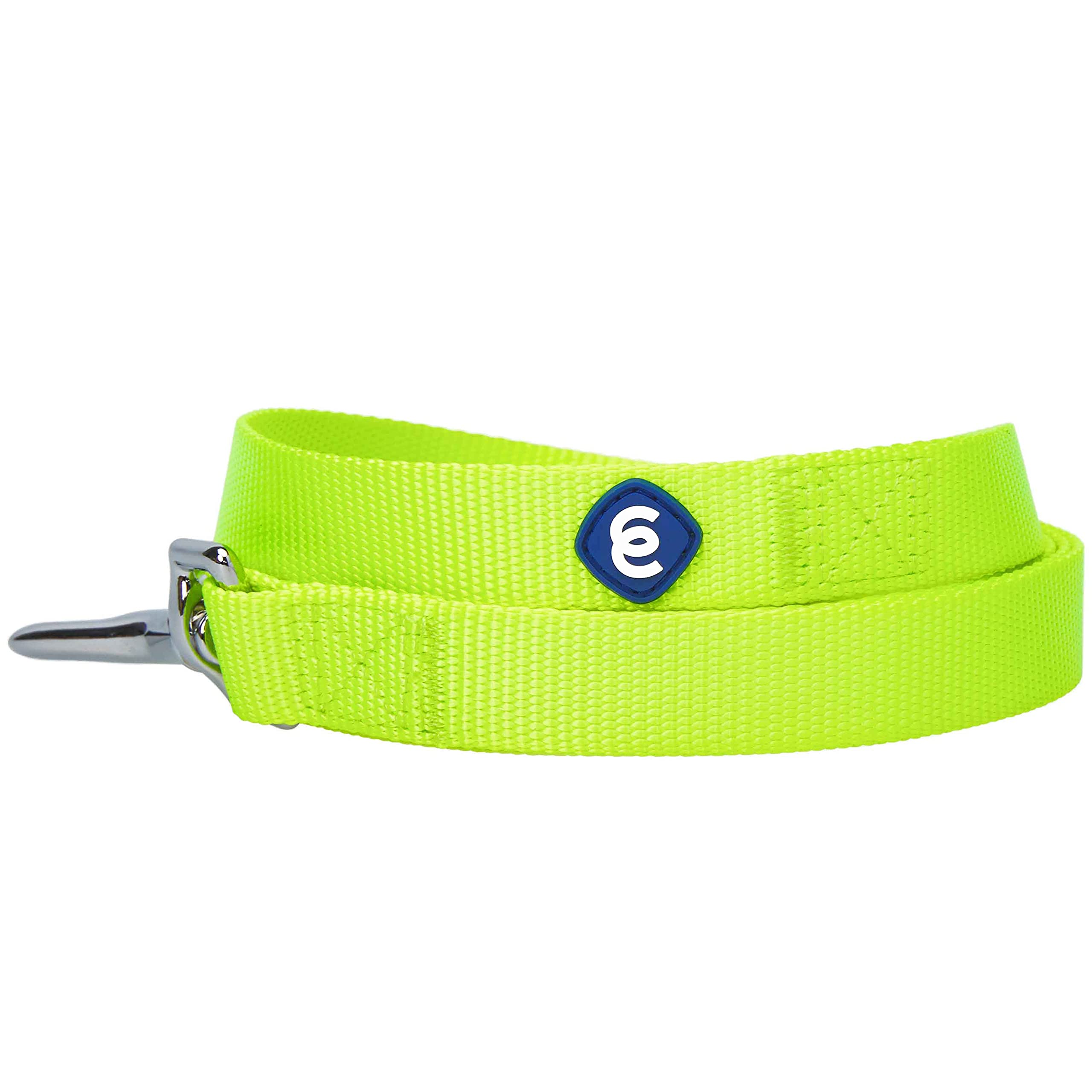 Blueberry Pet Essentials 21 Colors Durable Classic Dog Leash 5 Ft X 3/4', Highlighter Yellow, Medium, Basic Nylon Leashes For Dogs
