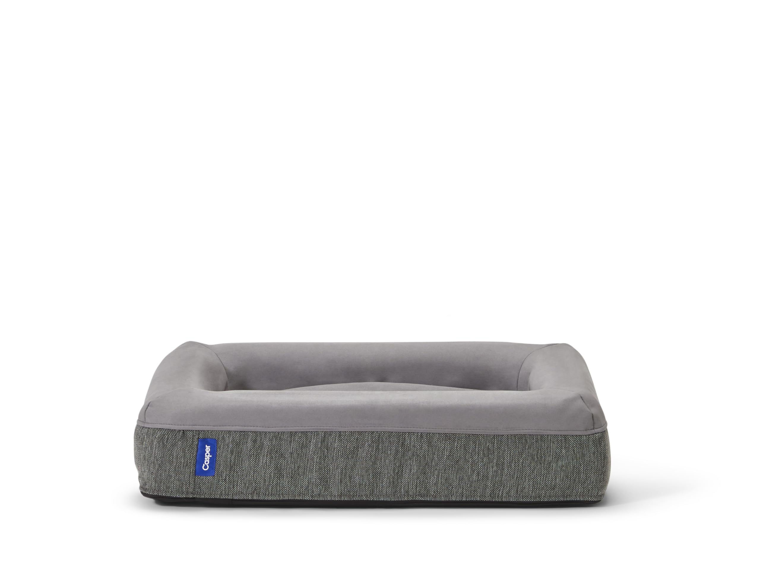 Casper Dog Bed, Plush Memory Foam, Large, Gray