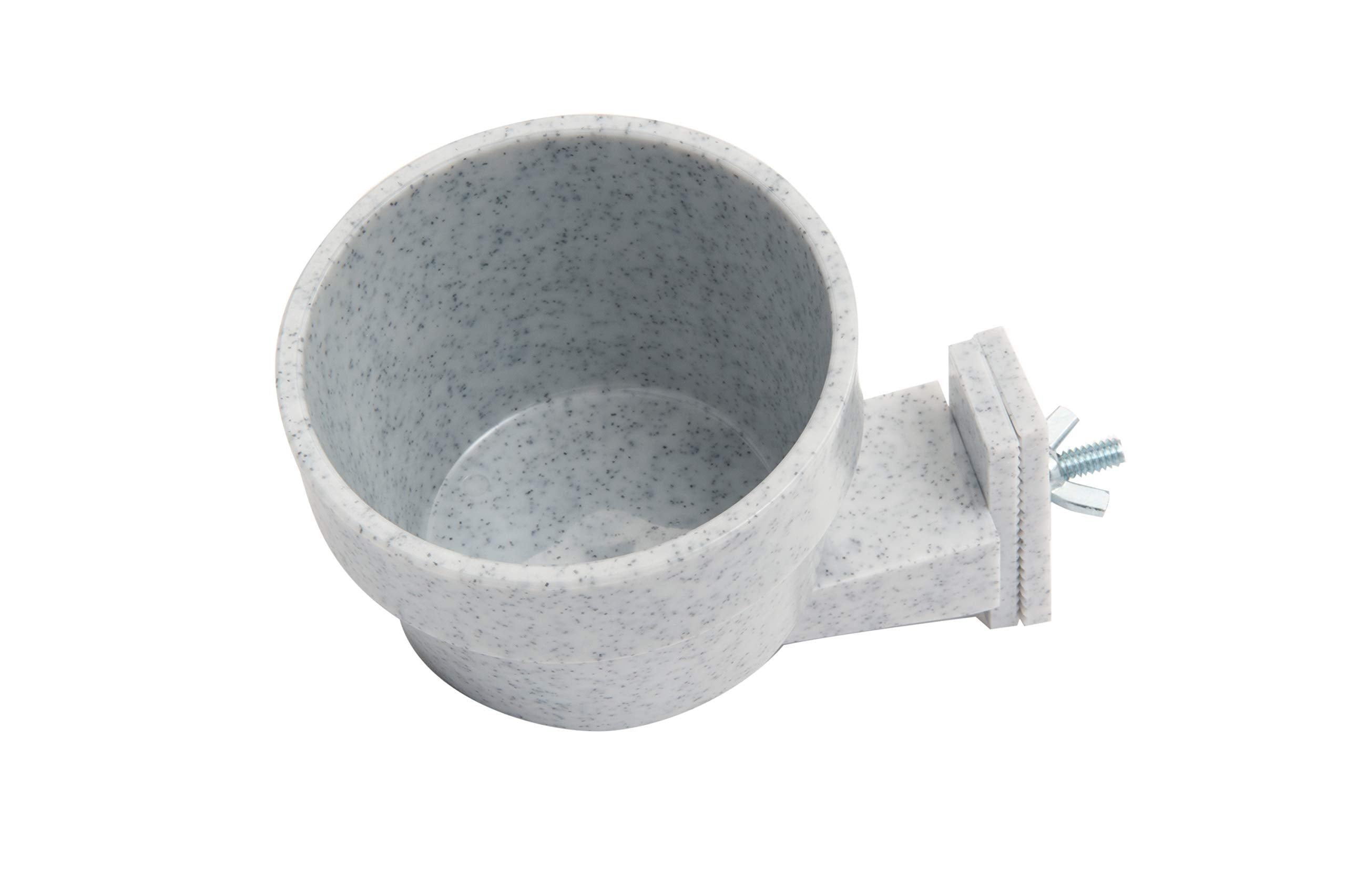 Lixit Kennel Cage Water Bowl Hanging - Non Spill Dog Crate Bowls - Durable Crate Water Bowl for Pets - Securely Attaches to Cage