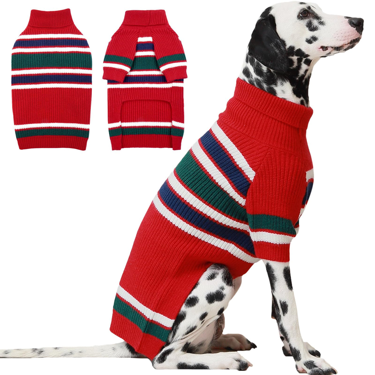 Iecoii Xl Dog Sweater,Dog Sweater Large Size Dog,Large Dog Sweaters For Male Female Dogs,Cute Christmas Dog Winter Clothes Boys 