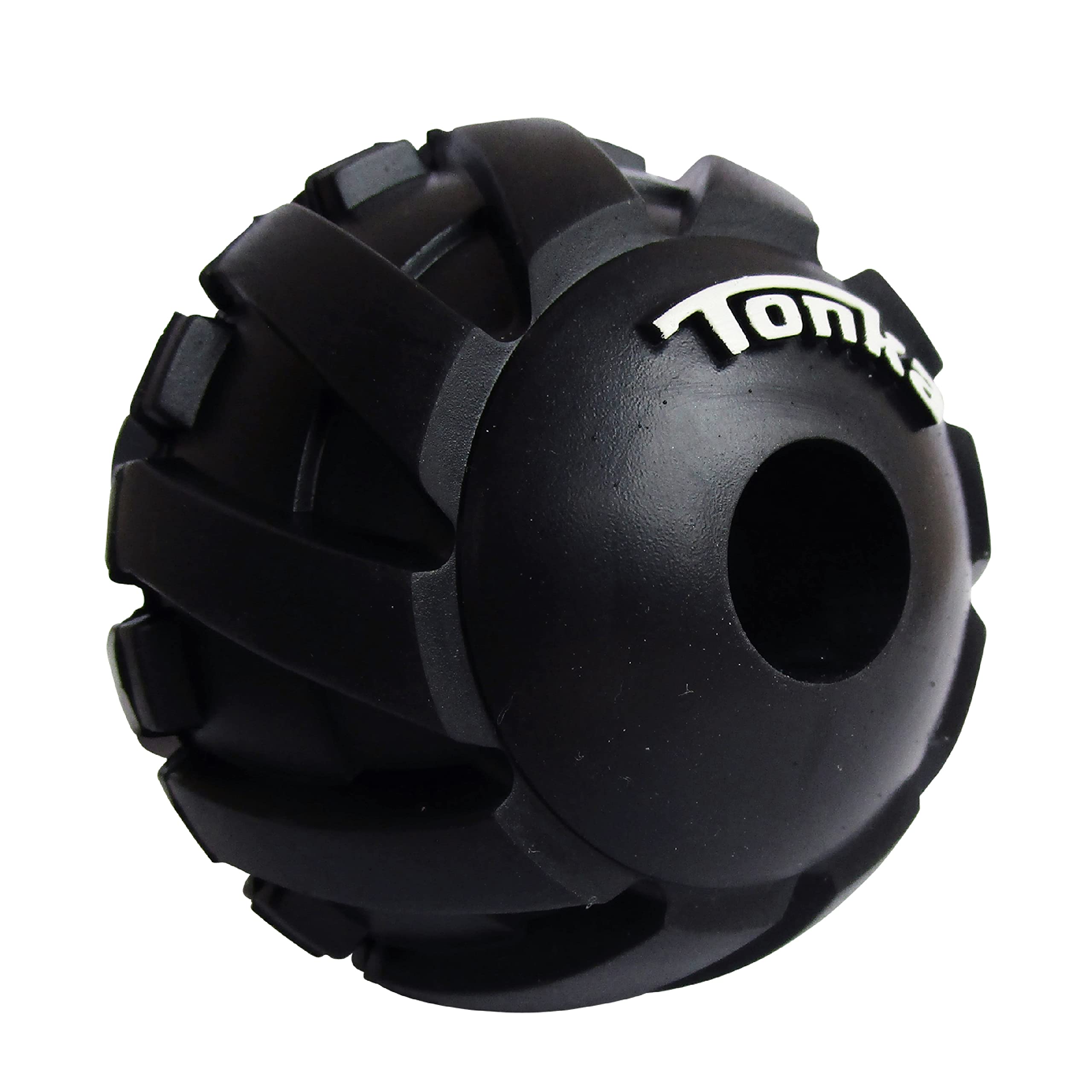 Tonka Mega Tread Ball Treat Holder Dog Toy, Lightweight, Durable and Water Resistant, 3 Inches, for Small/Medium/Large Breeds, S