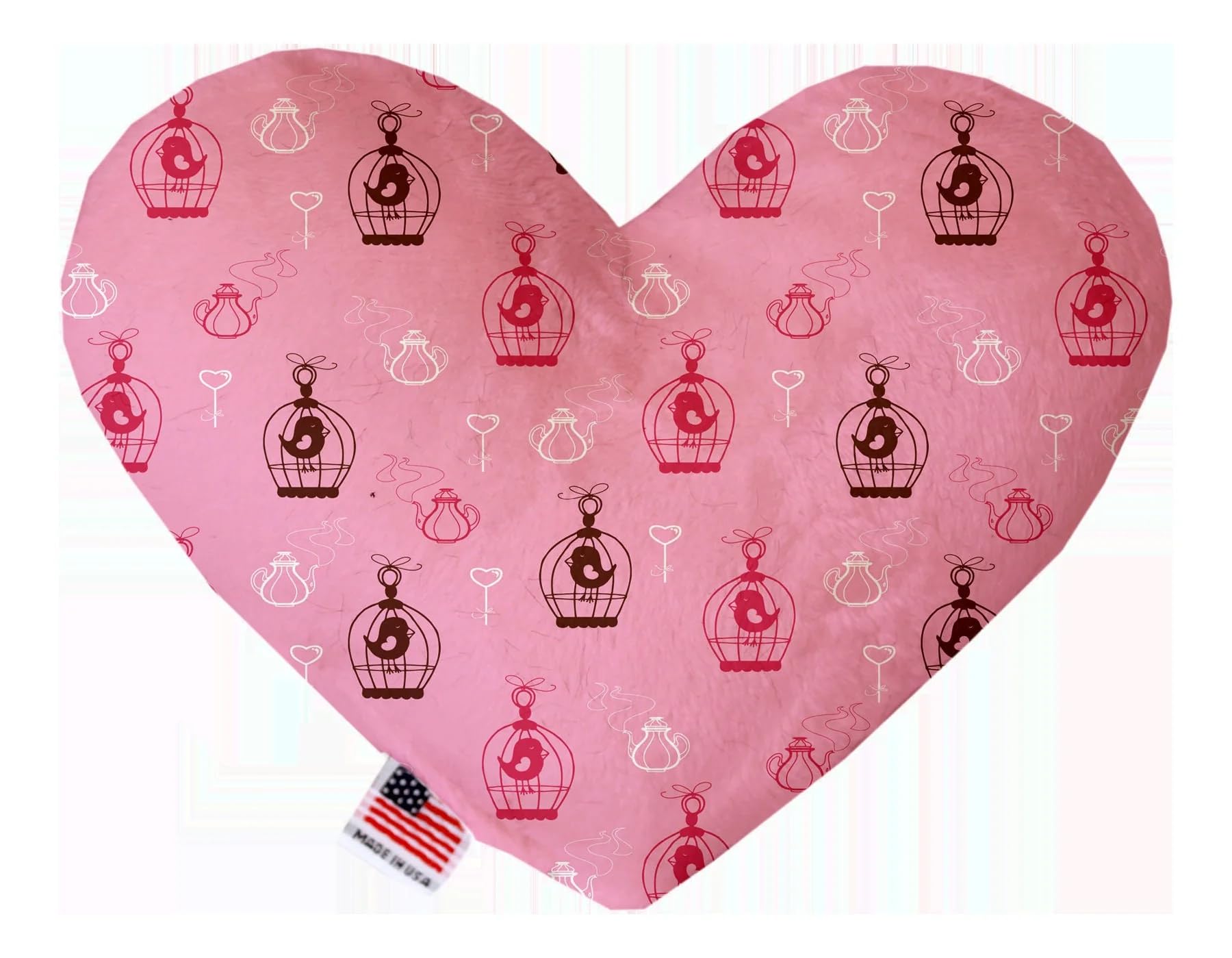 Valentine's Day Pet & Dog Plush Heart or Bone Toy, &quot;Sweet Love Group&quot; (Available in different sizes and 6 pattern options!) Cupid's Love 10&quot; Plush Bone