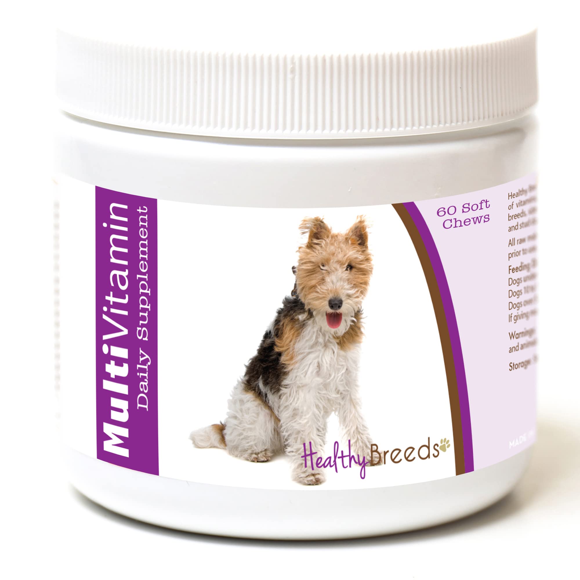 Healthy Breeds Wire Fox Terrier Multi-Vitamin Soft Chews 60 Count