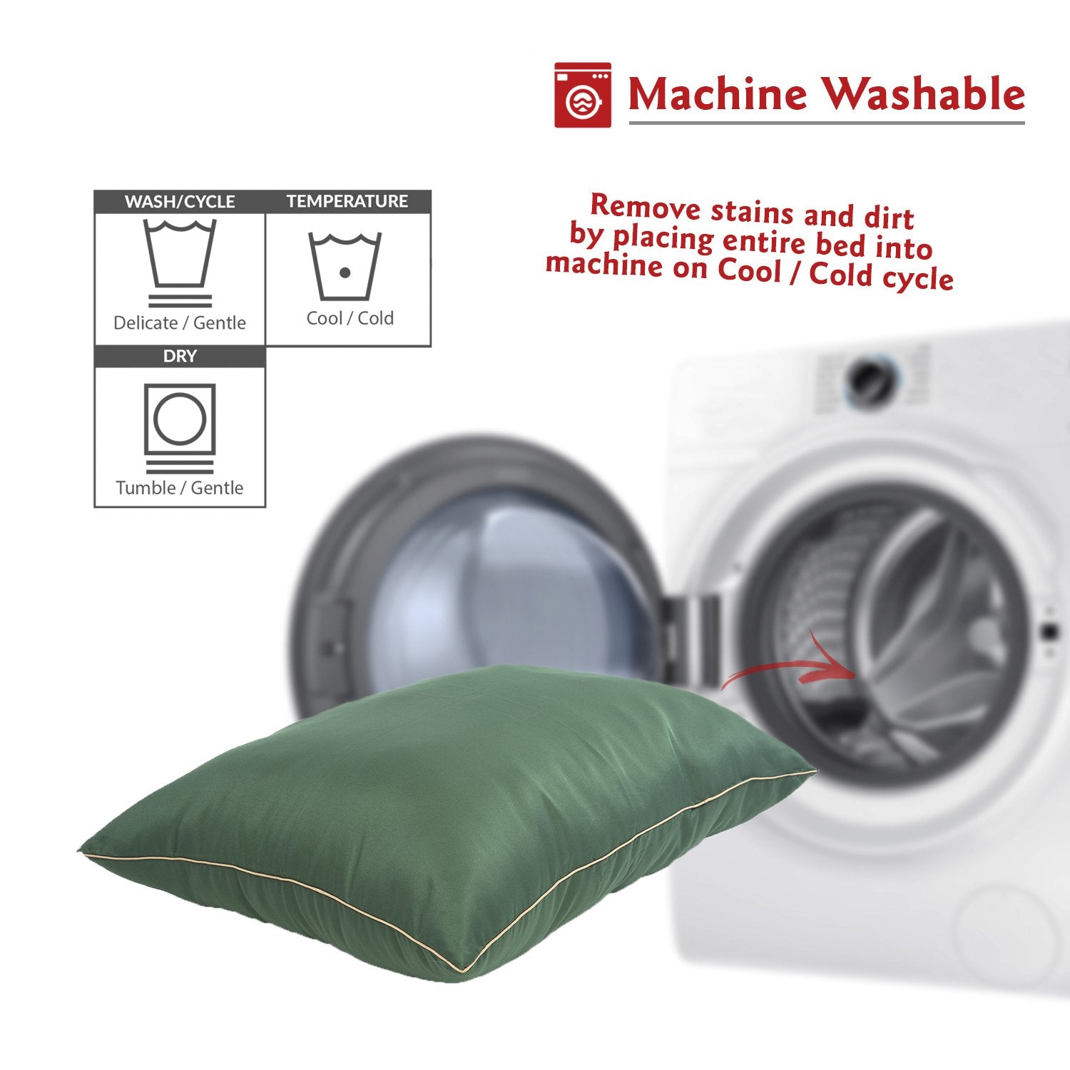 28X35 Green Super Value Pet Dog Bed By Majestic Pet Products Medium