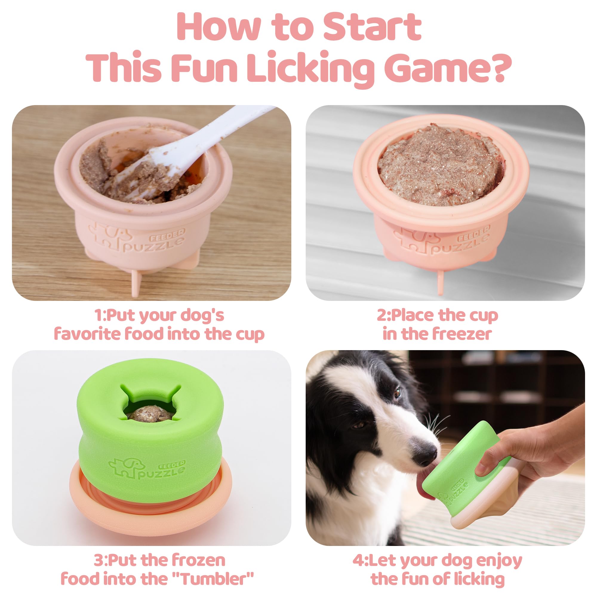 Puzzle Feeder Dog Puzzle Toys, Interactive Enrichment Dog Toys For Mental Stimulation, Slow Feeding, Treat Dispensing, And Freez