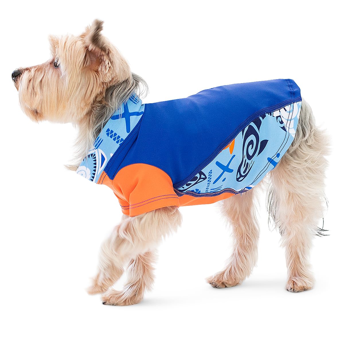 Playapup Dog Sun Shirt, Usa Made (Upf 50+), Noche, Medium